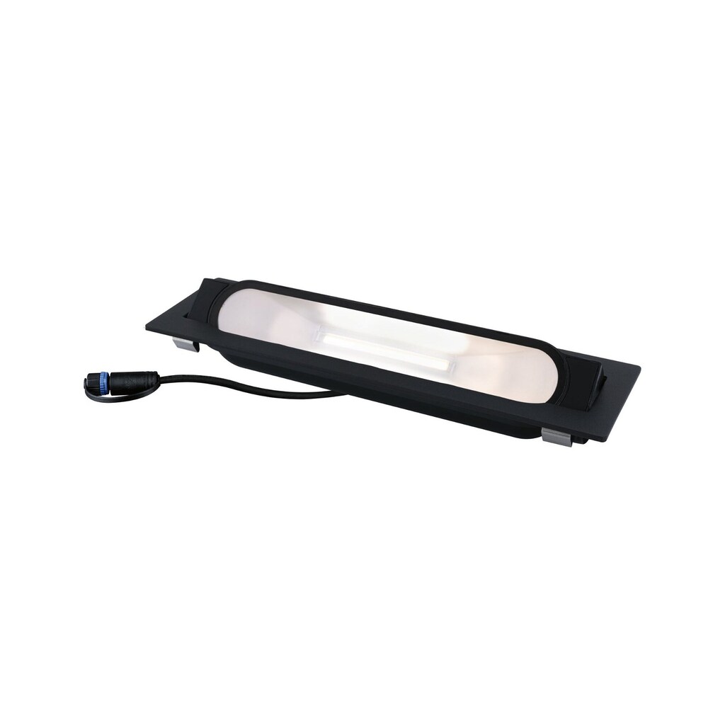 Paulmann LED Gartenstrahler »Plug & Shine Wandfluter Ito Einzelleuchte IP67 3000K 6,1W Anthrazit«, 1 flammig-flammig