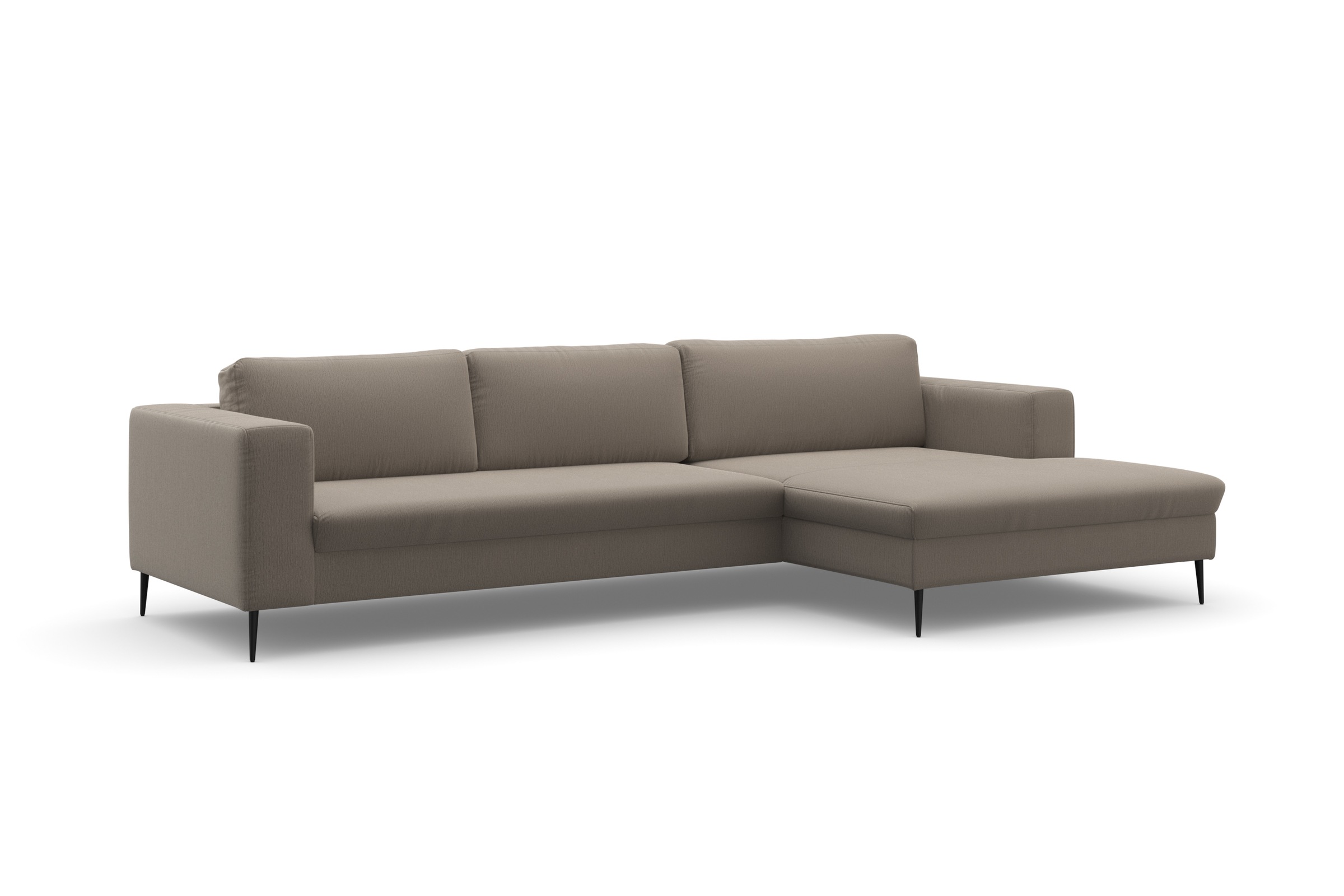 Thumbnail - DOMO collection Ecksofa "Modica, zeitlos und elegant, L-Form" moderne Optik mit extrabreiter Recamiere, auch in Cord
