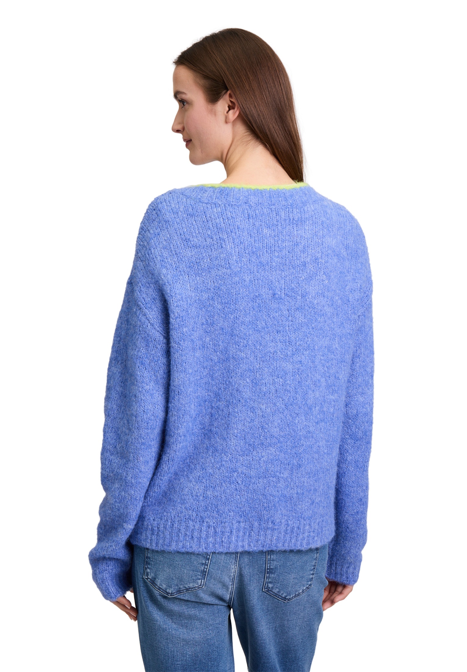 Cartoon Strickjacke »Cartoon Strick-Cardigan mit V-Ausschnitt«, Rippbündchen
