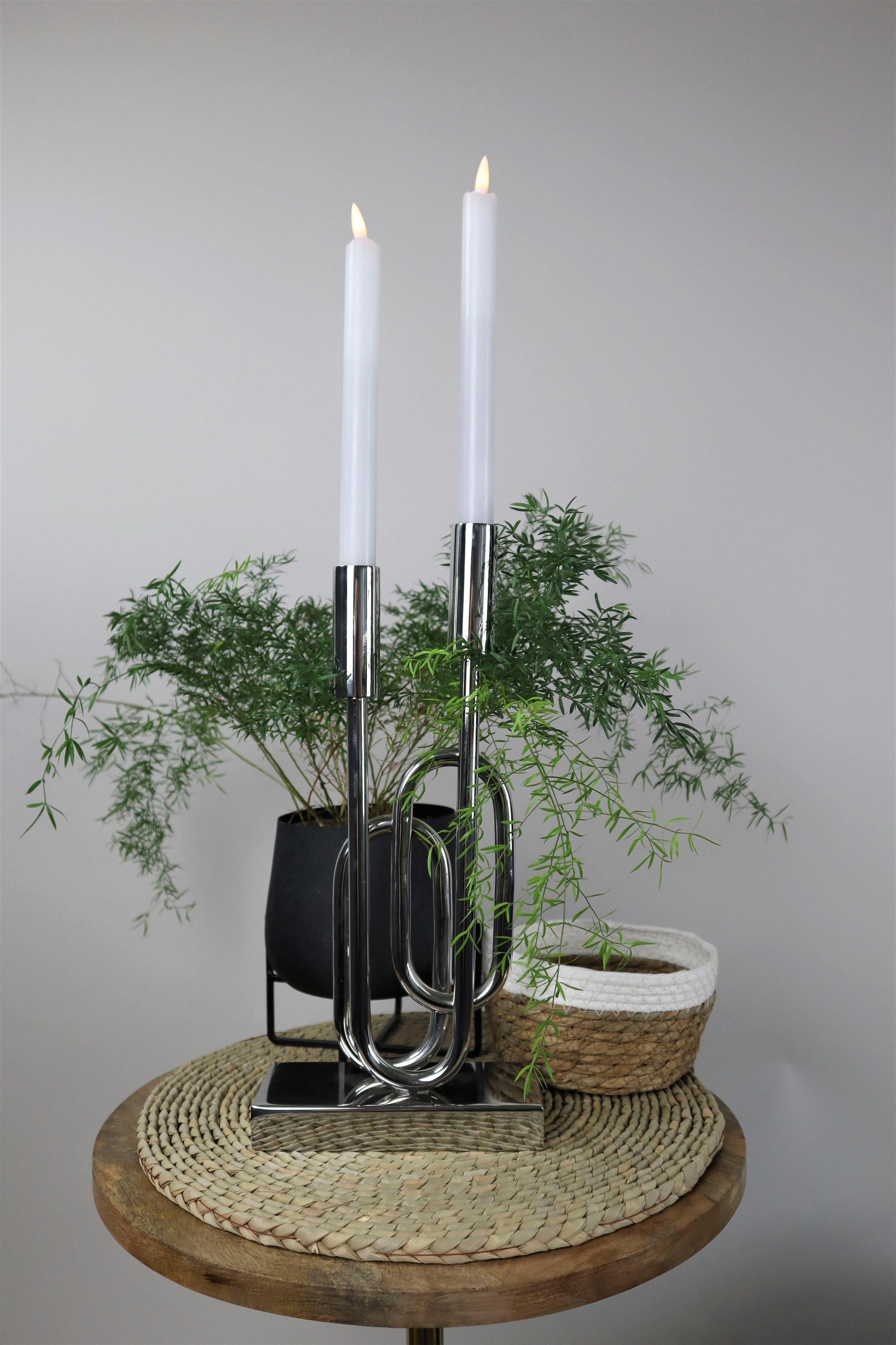 AM Design Kerzenständer »aus Edelstahl«, kaufen 2 BAUR Stabkerzenhalter, -flammig (1 St.), 