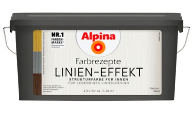 Alpina Wand- und Deckenfarbe »Farbrezepte LINIEN-EFFEKT«, 4,5 Liter kaufen