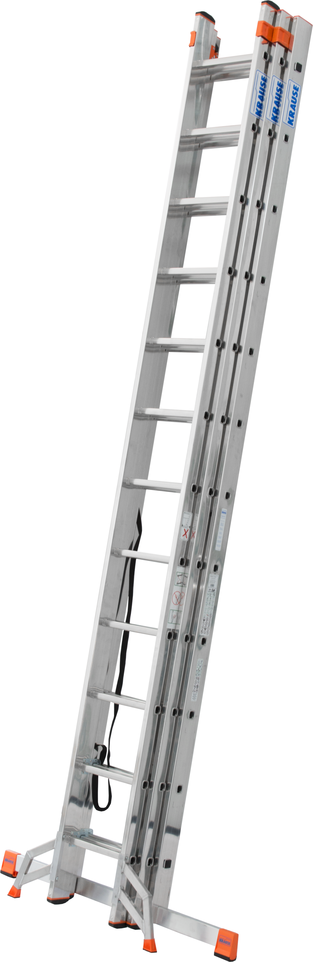 KRAUSE Vielzweckleiter »Tribilo«, Alu, 3x12 Sprossen, Arbeitshöhe ca. 930 cm