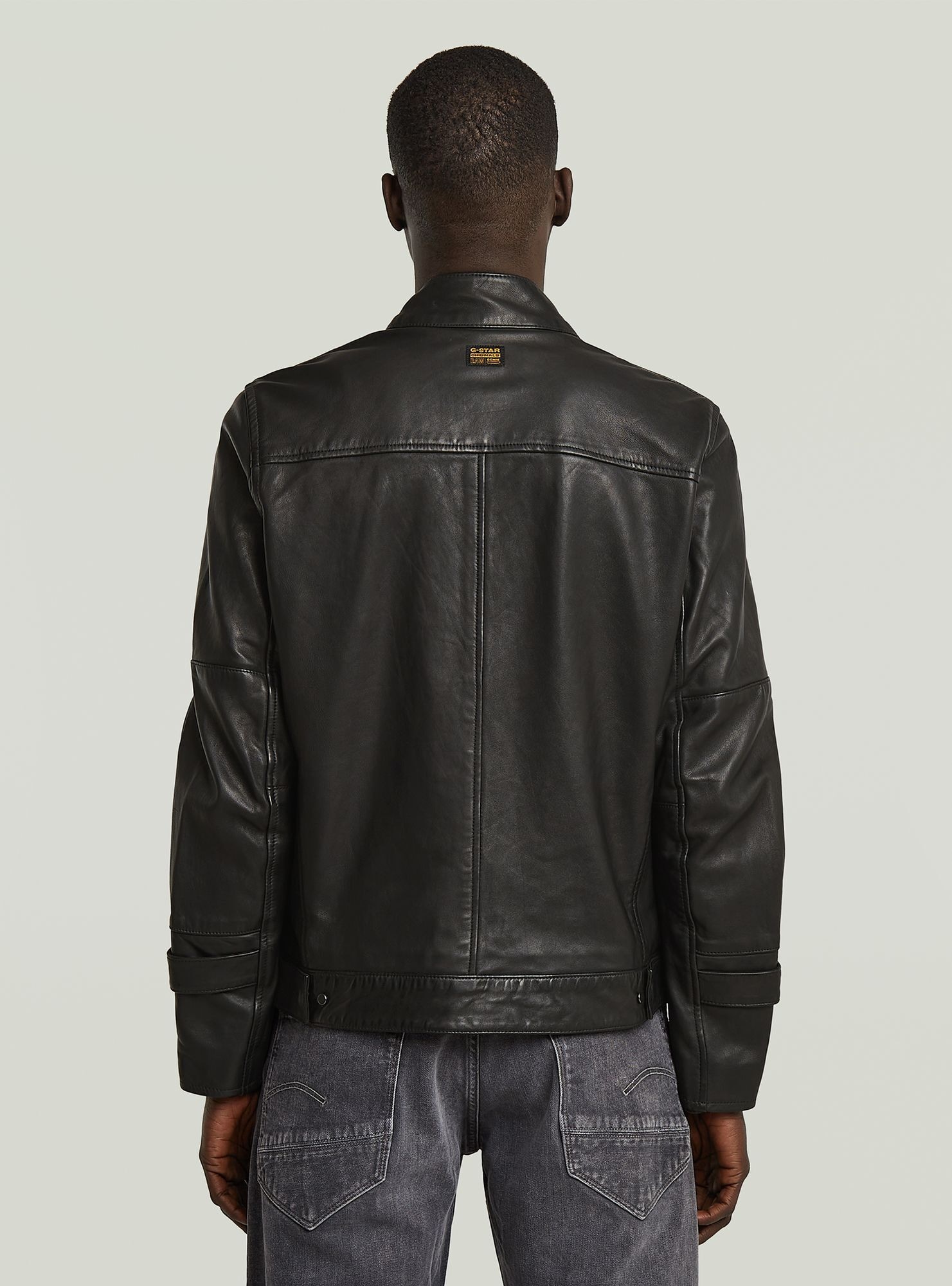G-STAR Lederjacke »Biker Leather Jacke«