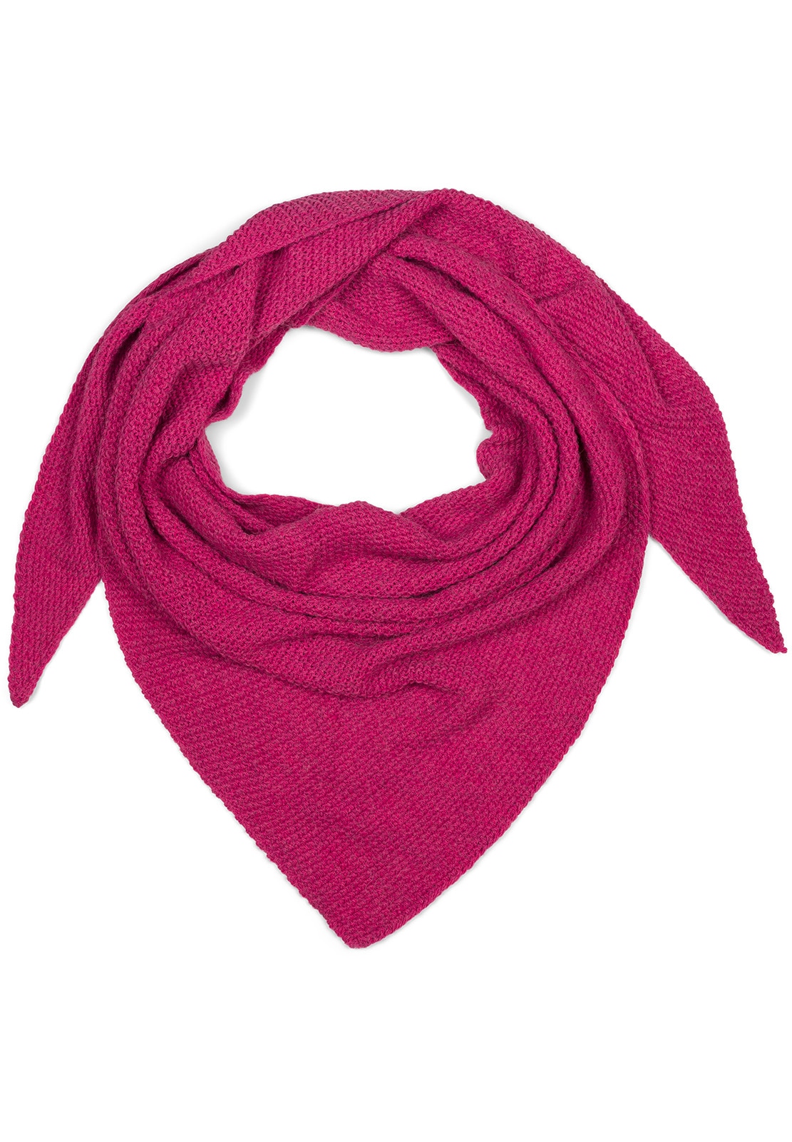 styleBREAKER Dreieckstuch "Strick Dreiecktuch Einfarbig" 1 Stk.