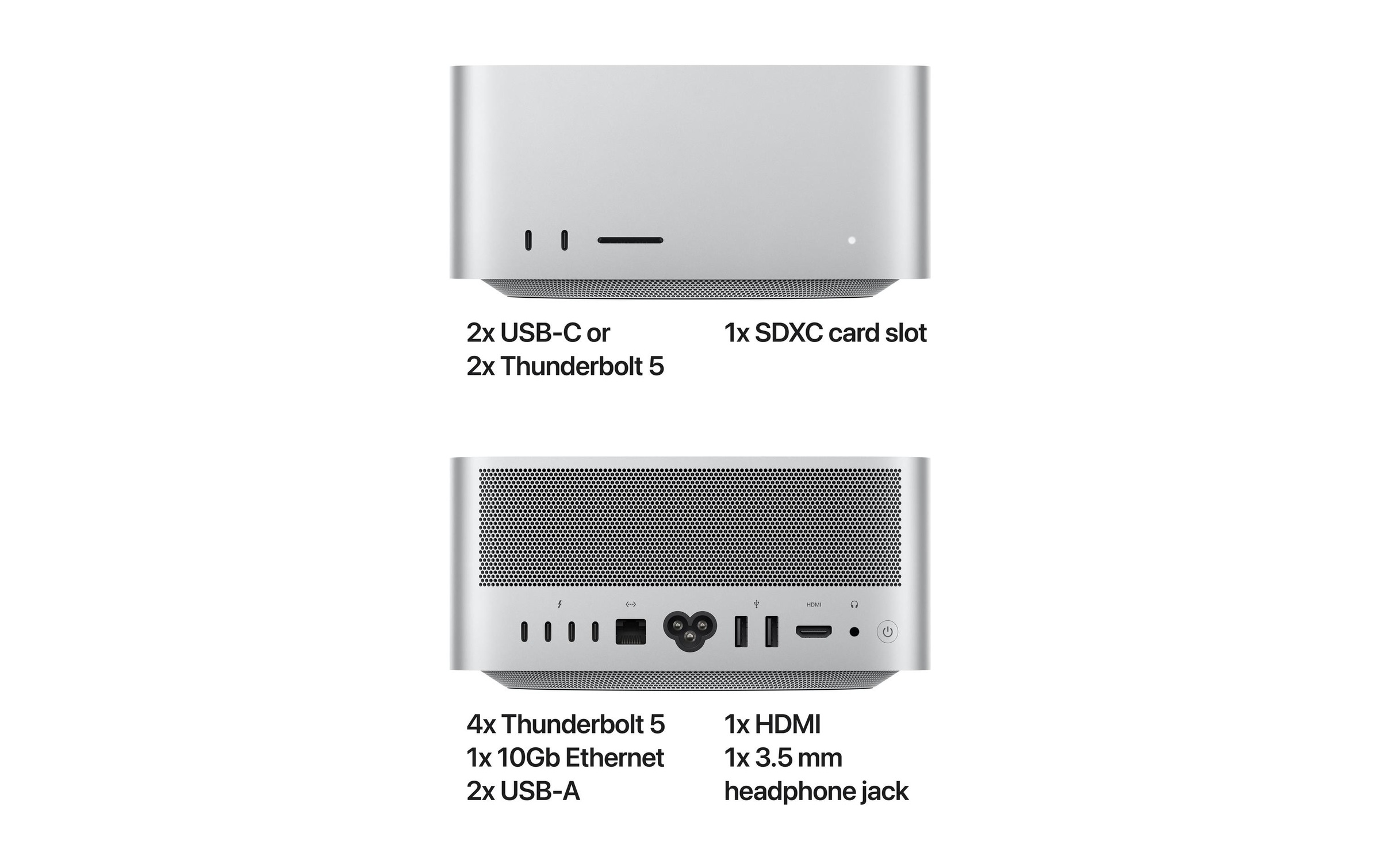Apple Mac Studio »Mac Studio M4 Max (14C-CPU / 32C-GPU / 36GB / 2TB)«