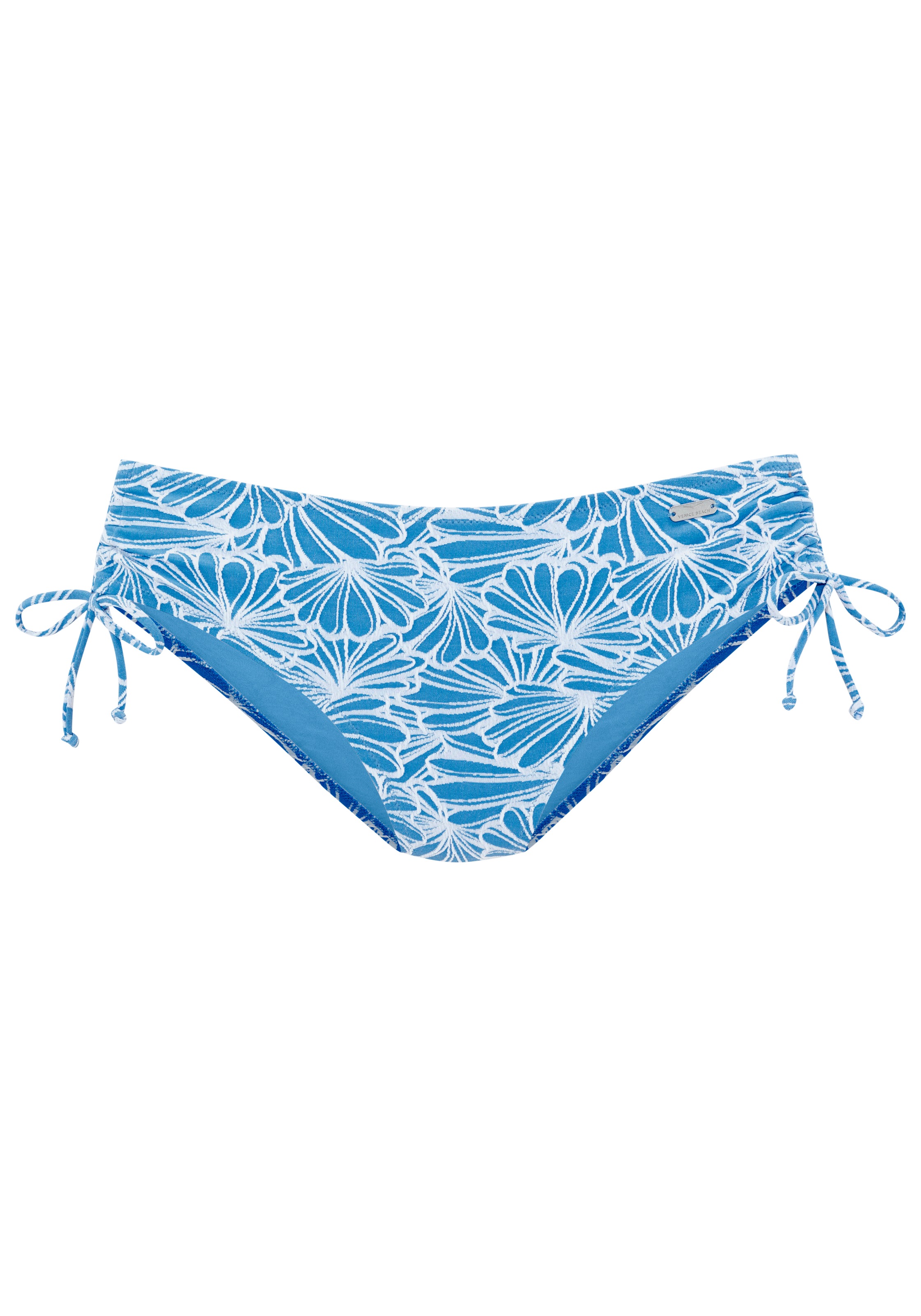 Venice Beach Bikini-Hose "Peony" in höherer Schnittform und modischer Struk günstig online kaufen