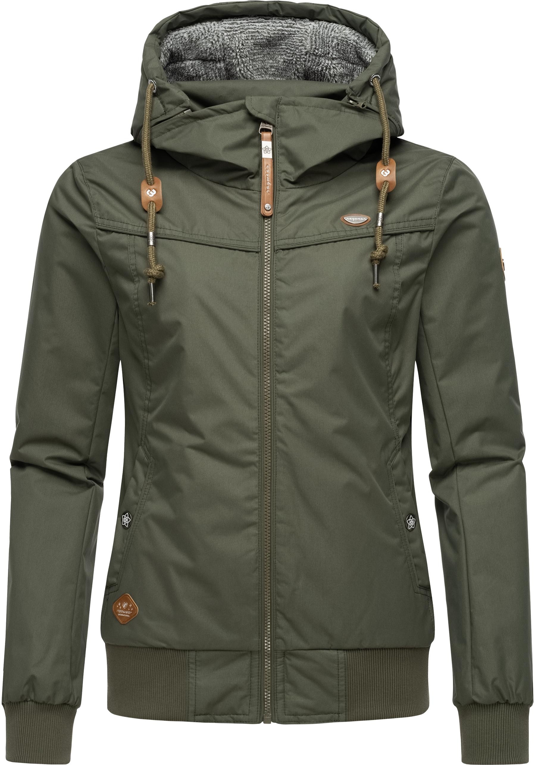 Ragwear Winterjacke »Jotty Winter«, mit Kapuze, stylische Outdoorjacke mit abnehmbarer Kapuze