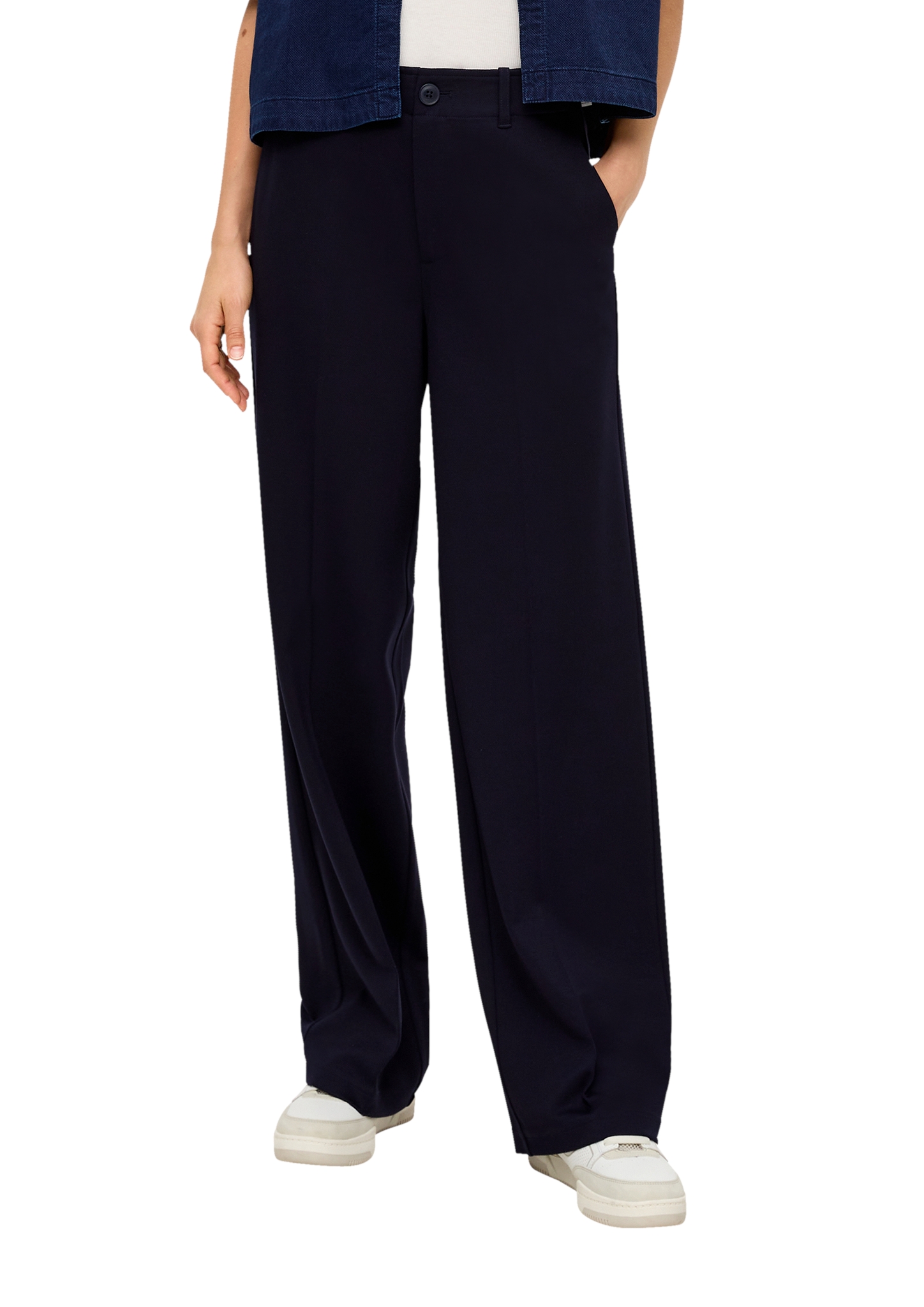 Bügelfaltenhose, mit Bügelfalte