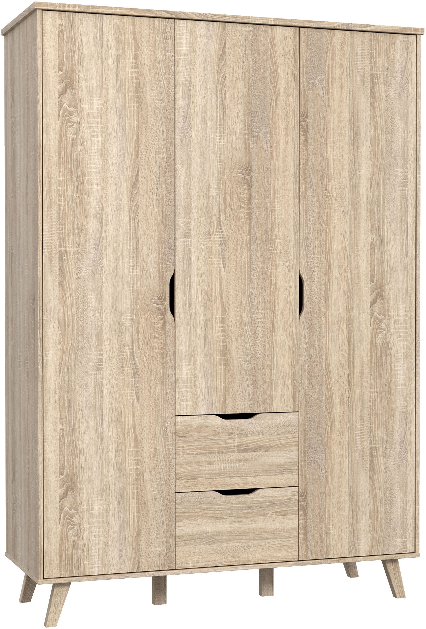 FORTE Drehtürenschrank "Vankka, Kleiderschrank, viel Stauraum,", (B/H/T ca. günstig online kaufen