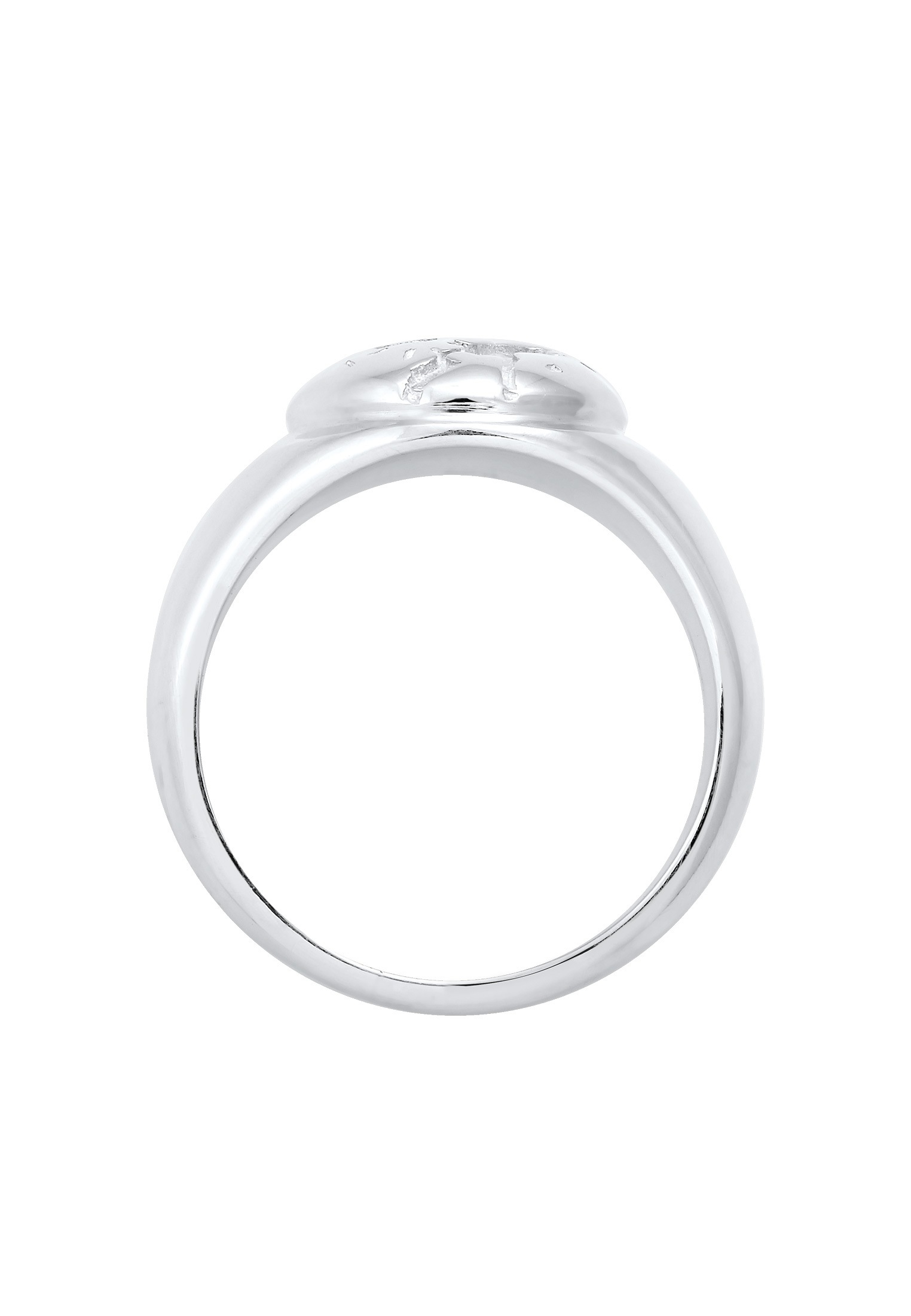 Elli Siegelring »Siegelring Globus Welt Reisen Trend 925 Silber«