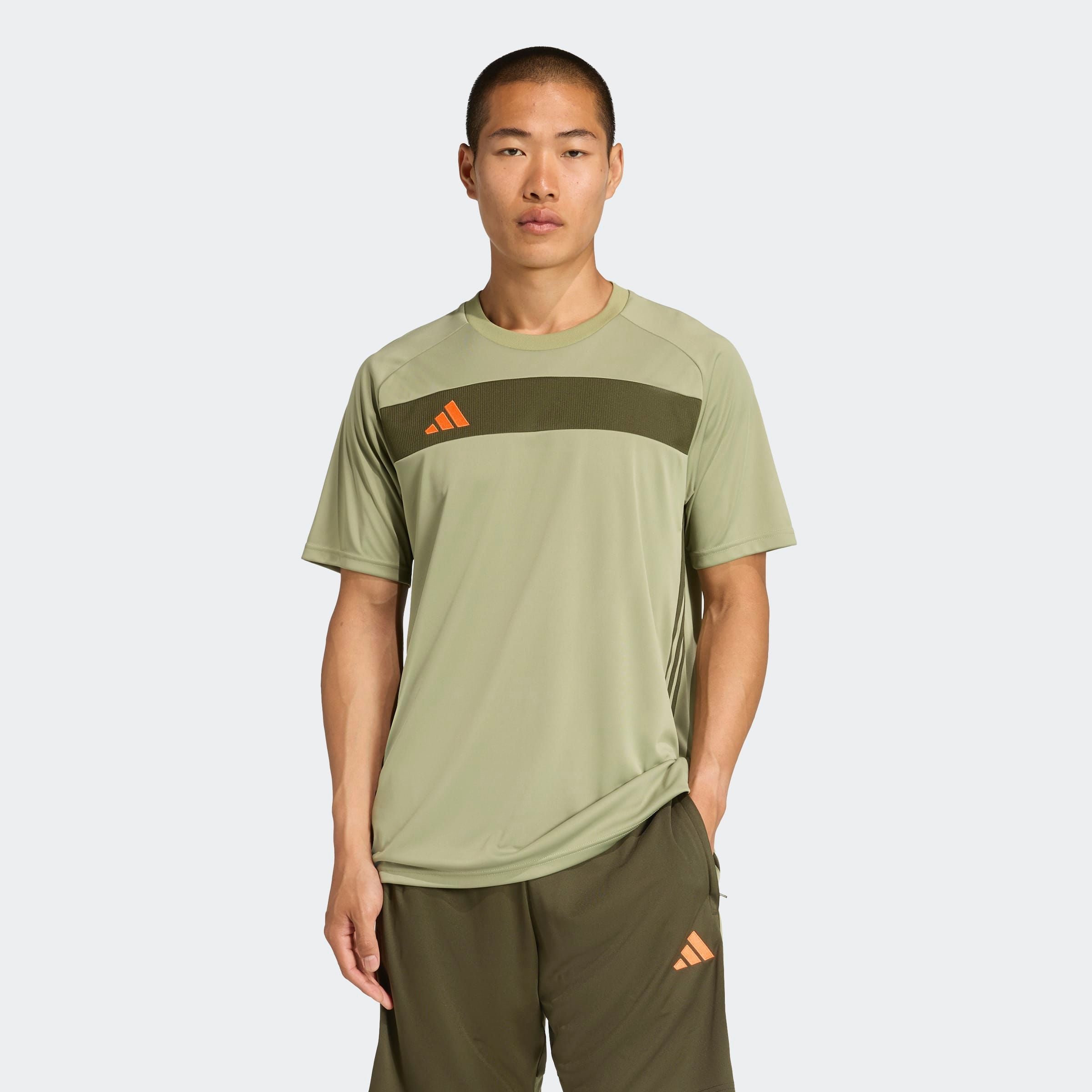 adidas Performance Fußballtrikot "TIRO 25 ESSENTIALS TRIKOT" mit Rundhals, ohne Verschluss, für Erwachsene, aus Polyester