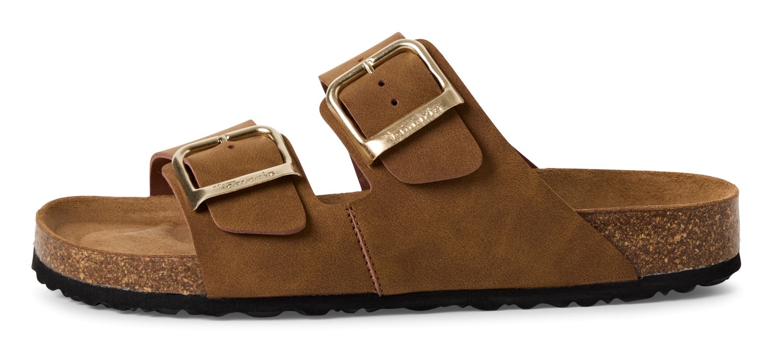 Tamaris Pantolette, Sommerschuh, Schlappen mit gepolstertem Fußbett