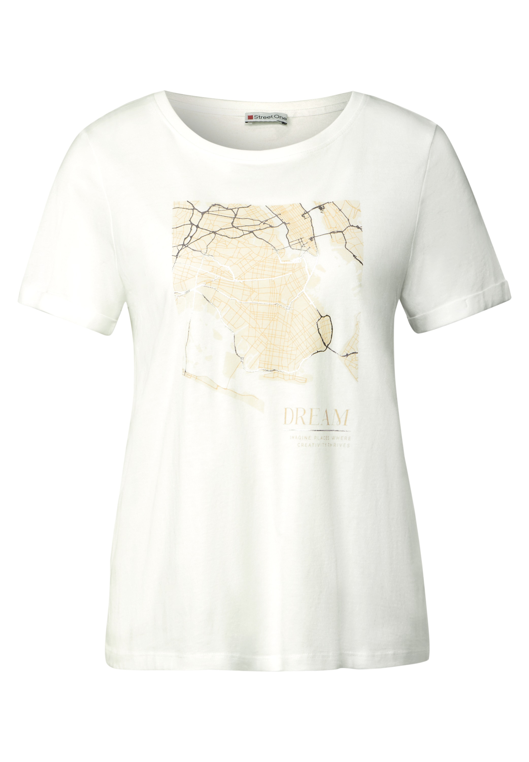STREET ONE T-Shirt, mit Rundhalsausschnitt