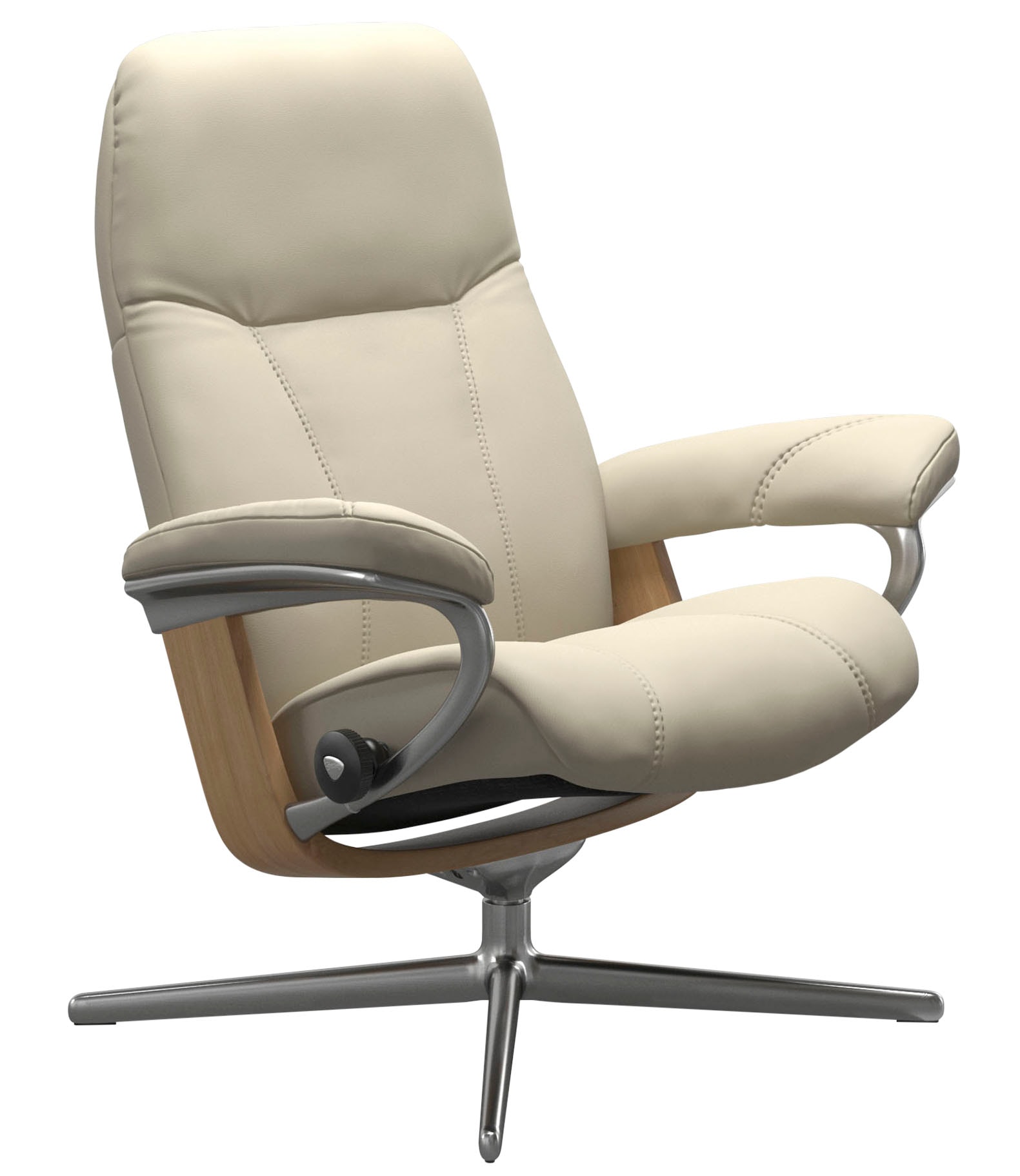 Stressless® Relaxsessel »Consul«, mit Cross Base, Größe S, M & L, Holzakzent Eiche