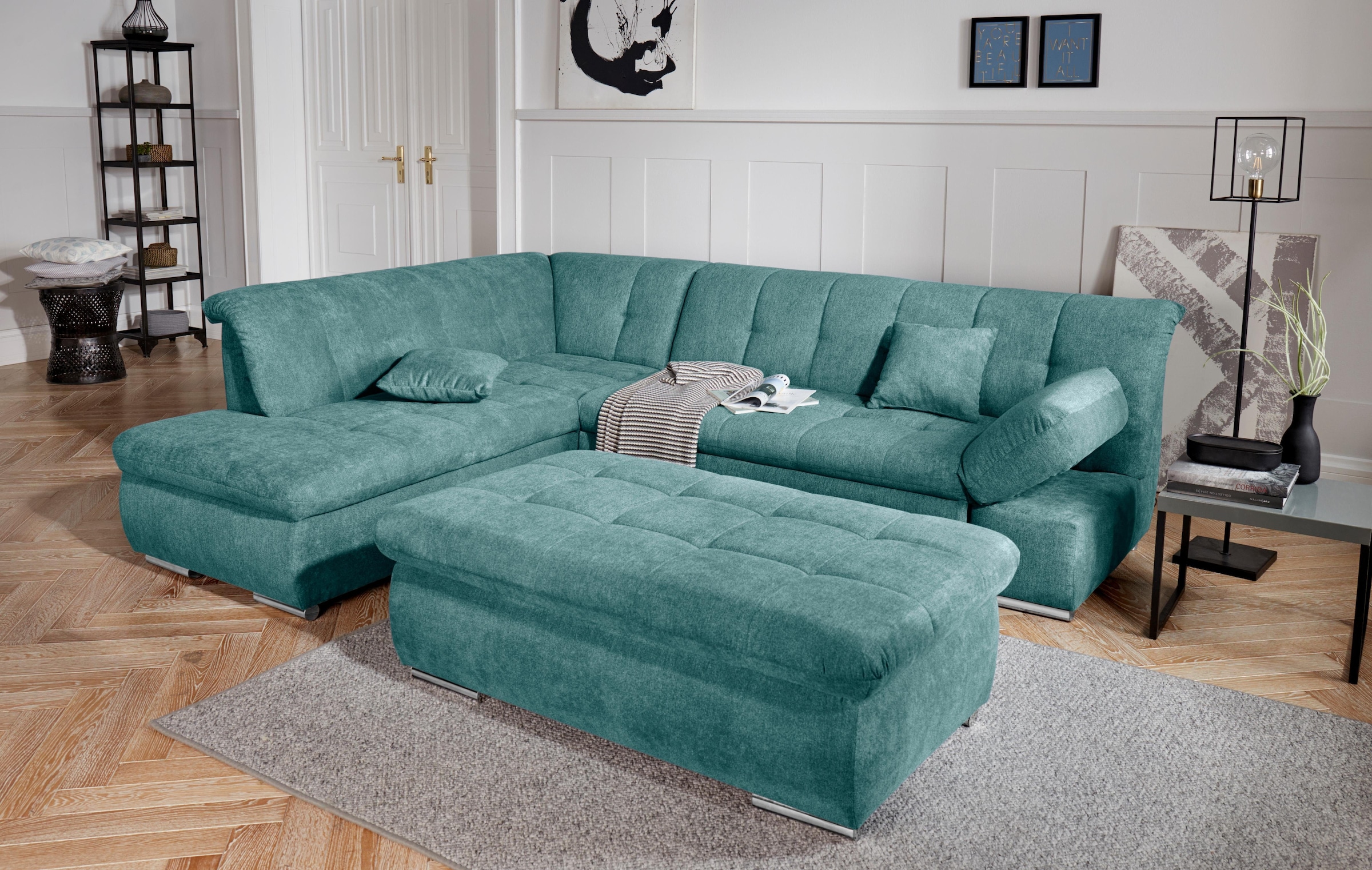 DOMO collection Hocker »Mona«, mit Stauraumfach