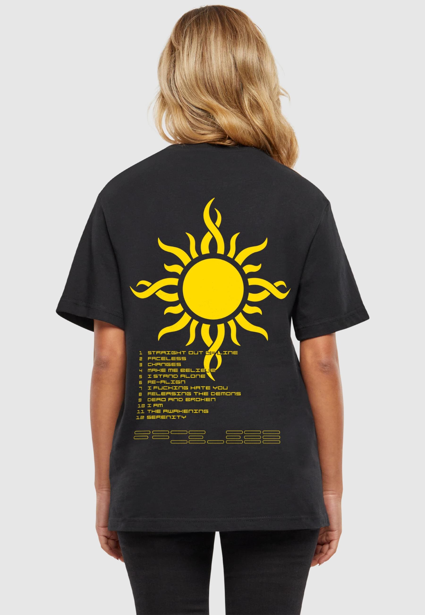 Merchcode T-Shirt »Merchcode Ladies Godsmack - Faceless Everyday Tee«, (1 tlg.)