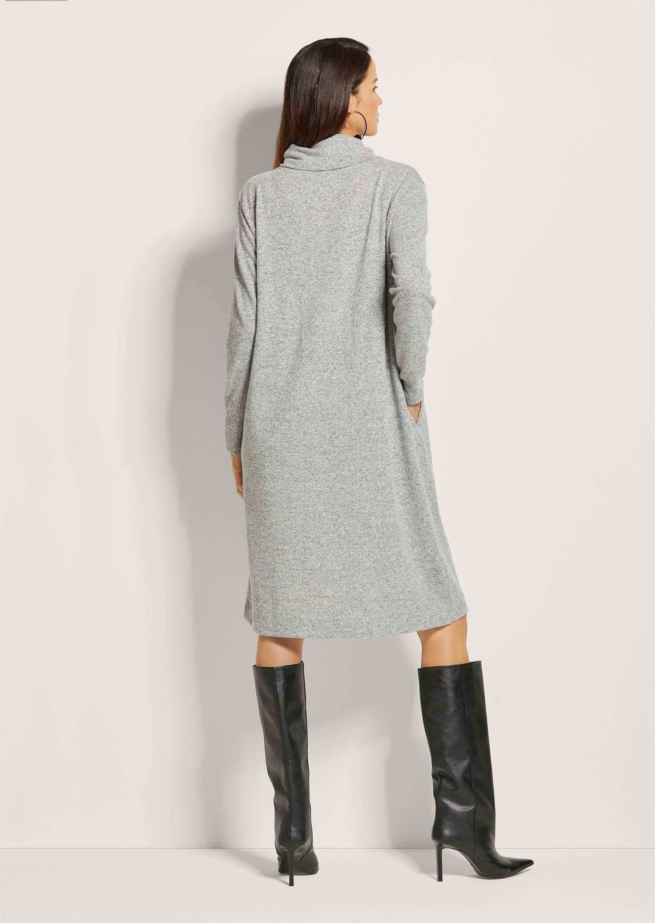 MADELEINE Sommerkleid »Kleid Rollkragen-Kleid in H-Linie«