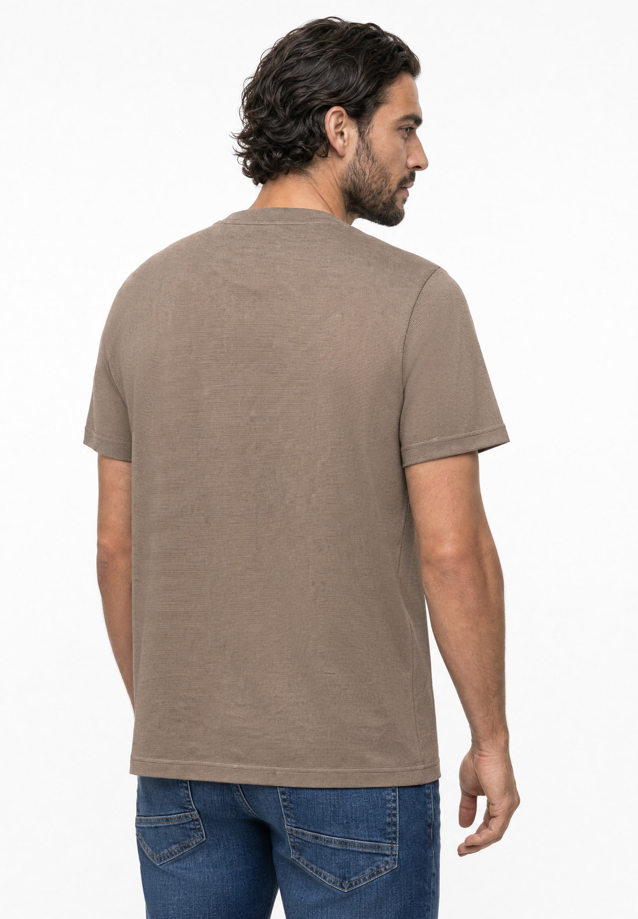 STREET ONE MEN T-Shirt aus reiner Baumwolle