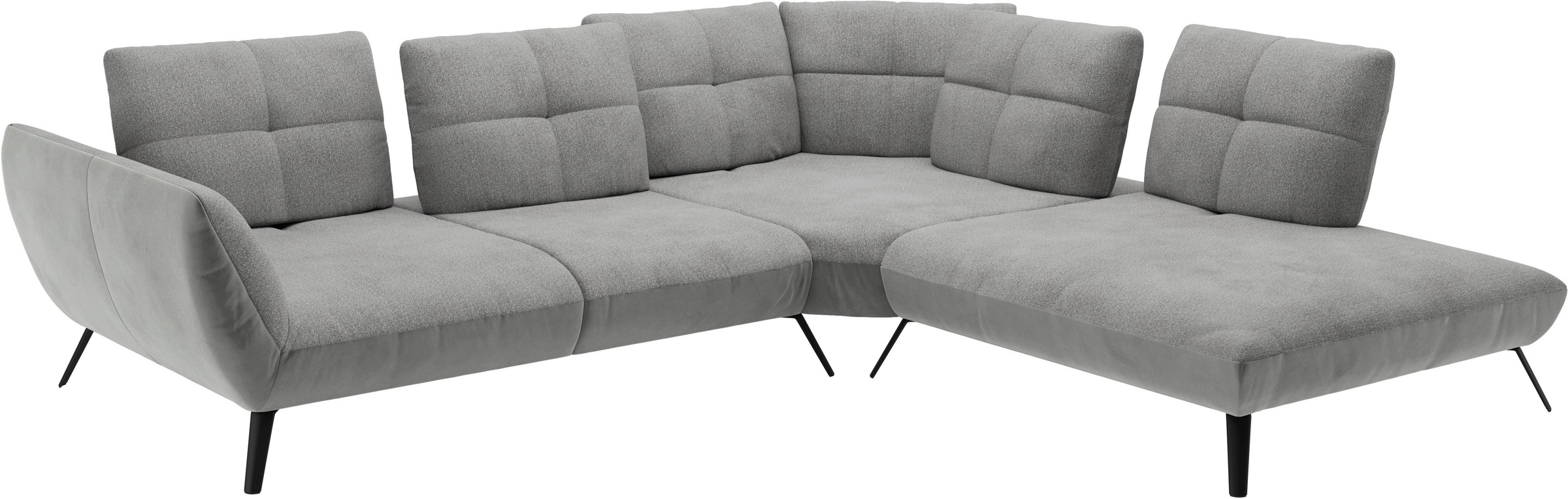 Places of Style Ecksofa »Mikado L-Form«, inkl. Sitztiefenverstellung und Armteilverstellung
