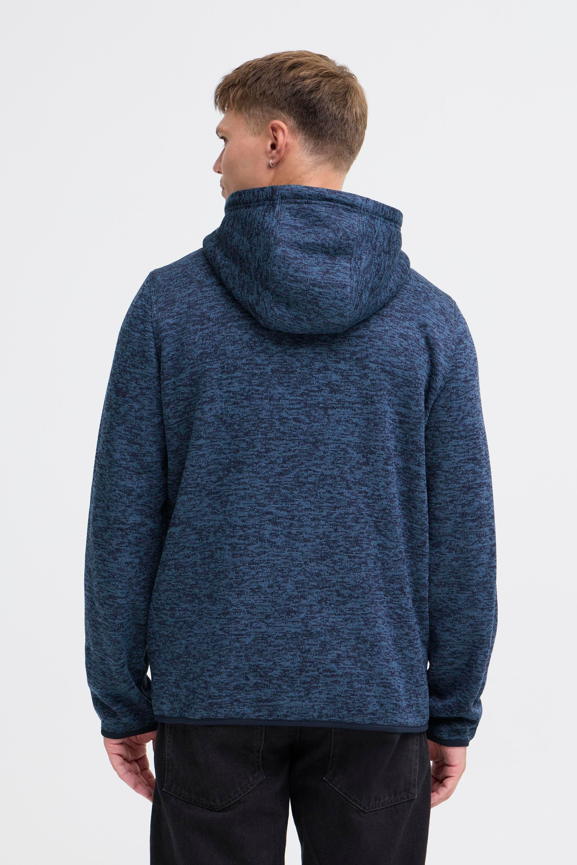 Blend Cardigan »BHMelfex« Gemütliche Fleecejacke mit Taschen und Kapuze