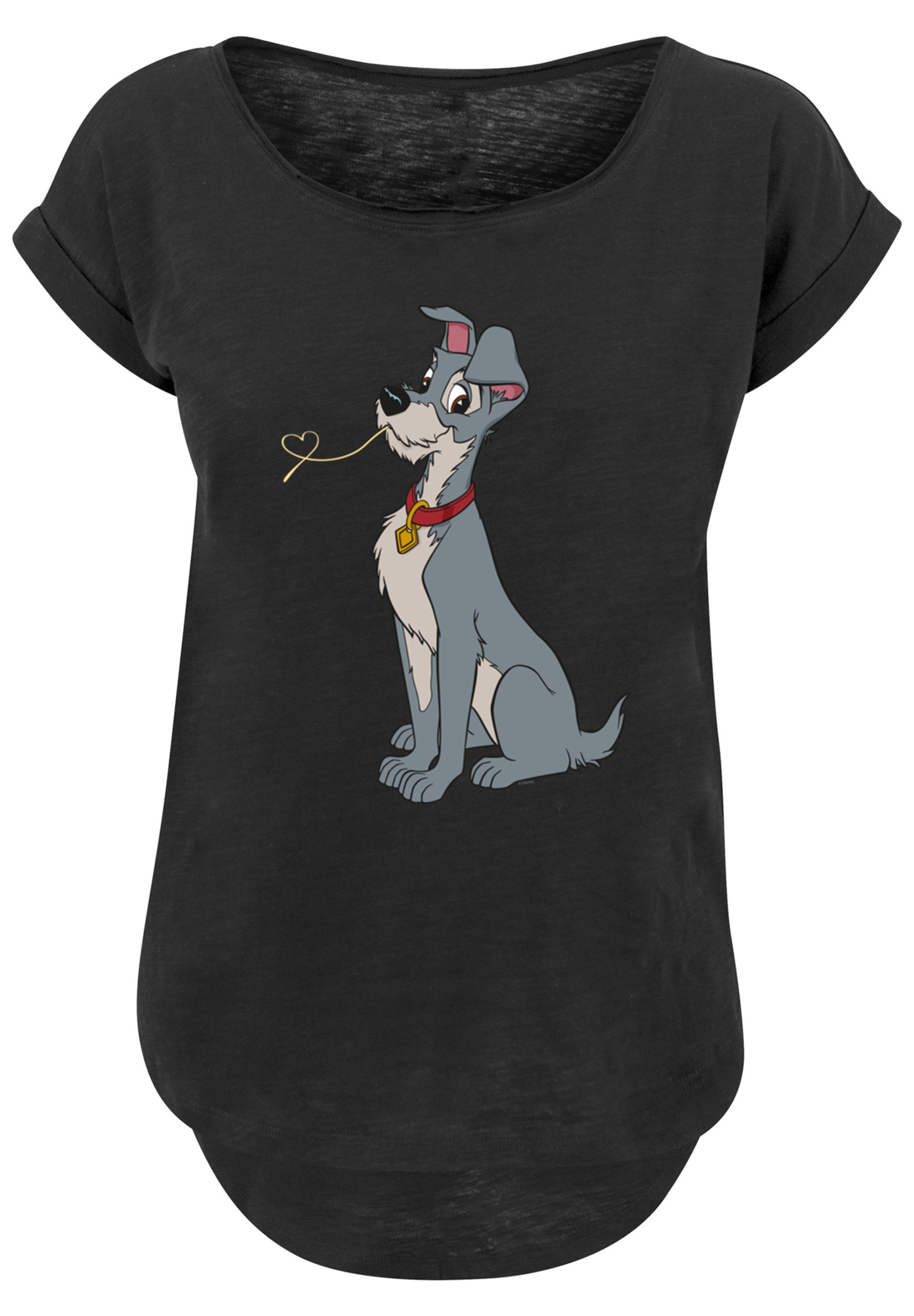 F4NT4STIC T-Shirt »Susi und Strolch Spaghetti Heart«, Print