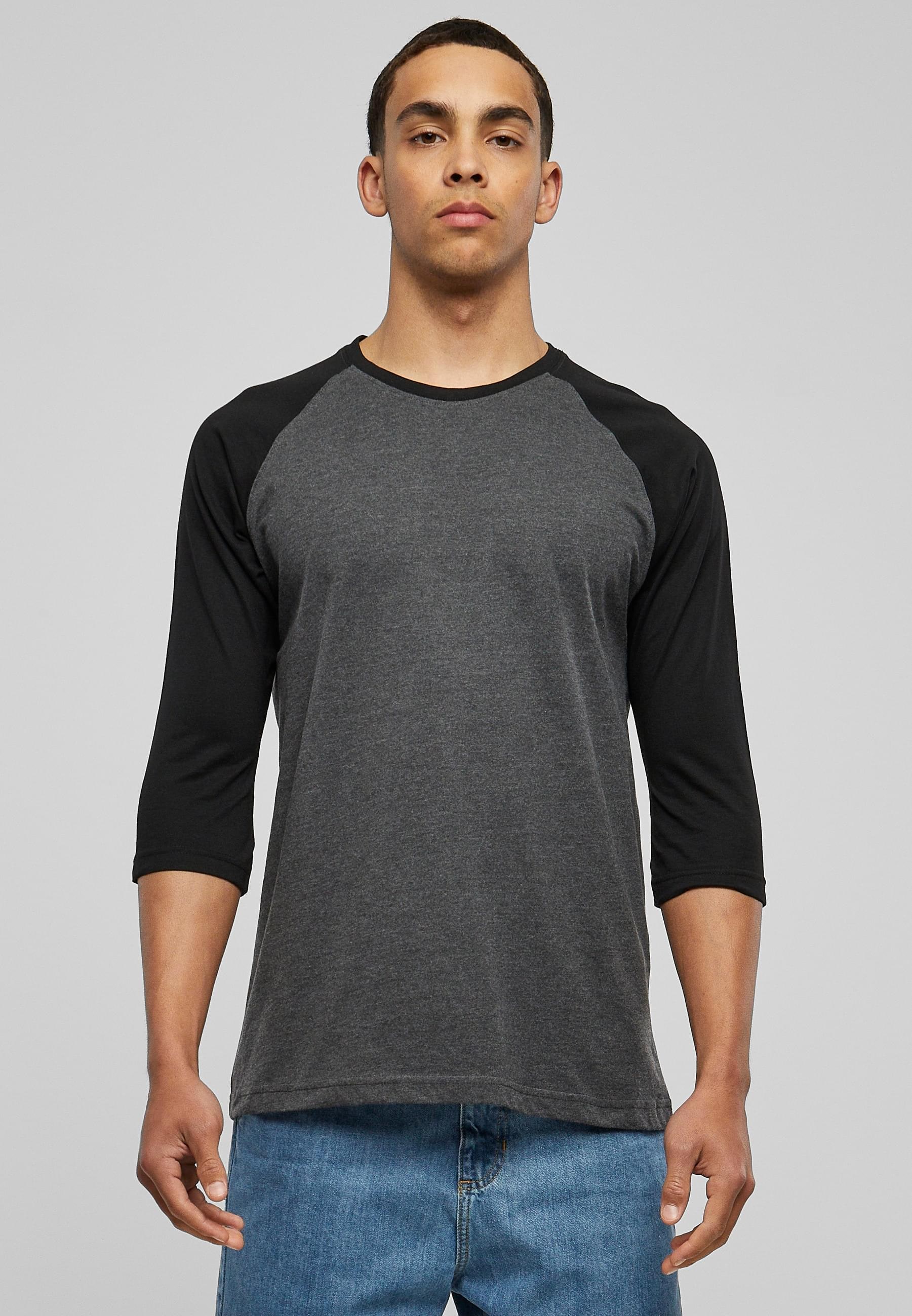 URBAN CLASSICS T-Shirt »Urban Classics Herren Contrast 3/4 Sleeve Raglan Tee«