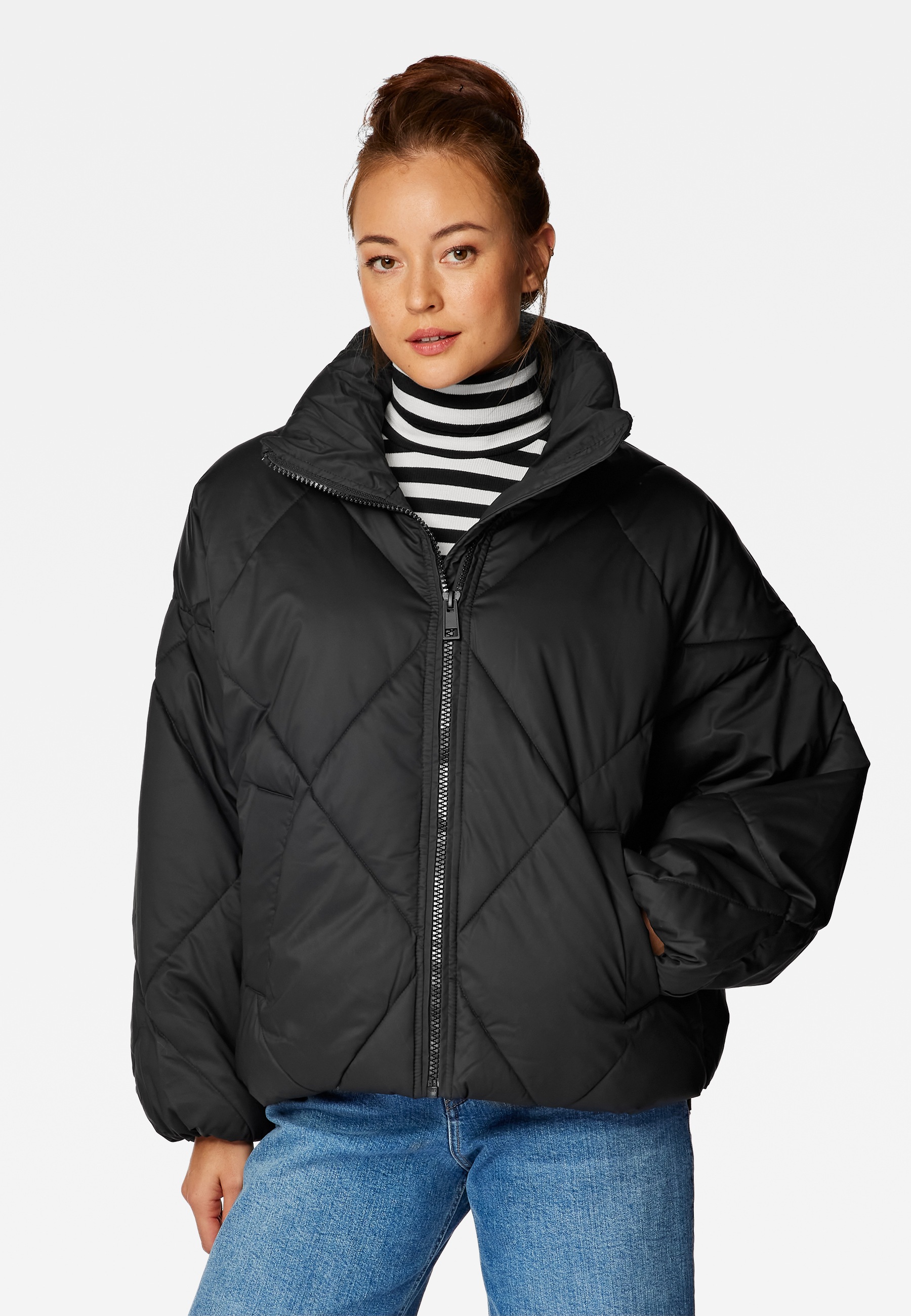 Mavi Daunenjacke »HIGH NECK JACKET«, ohne Kapuze, Daunenjacke