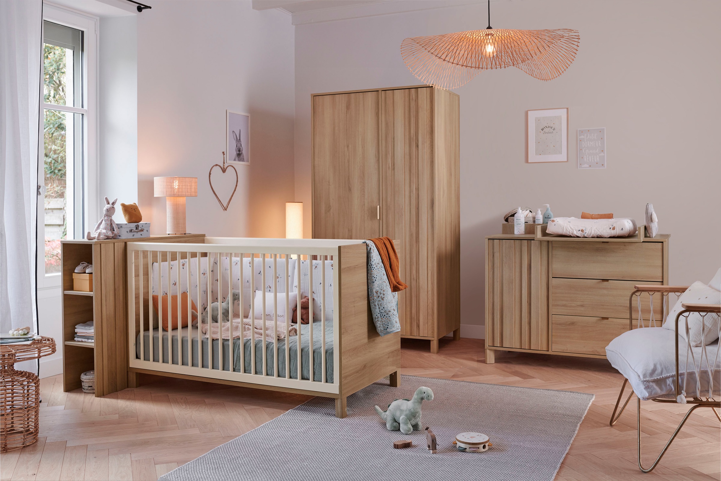 Gami Babyzimmer-Komplettset "SET N3 CALYPSO" 6 Stk. tlg. Viel Stauraum für günstig online kaufen