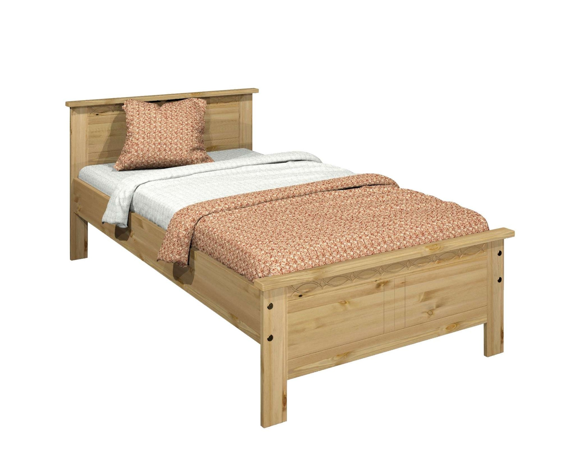 OTTO home Massivholzbett "Indra, TOPSELLER, Landhausstil, edles Design,zert günstig online kaufen