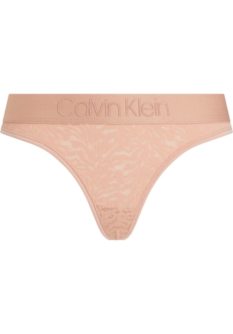 Calvin Klein Kelnaitės »THONG« su Logobund