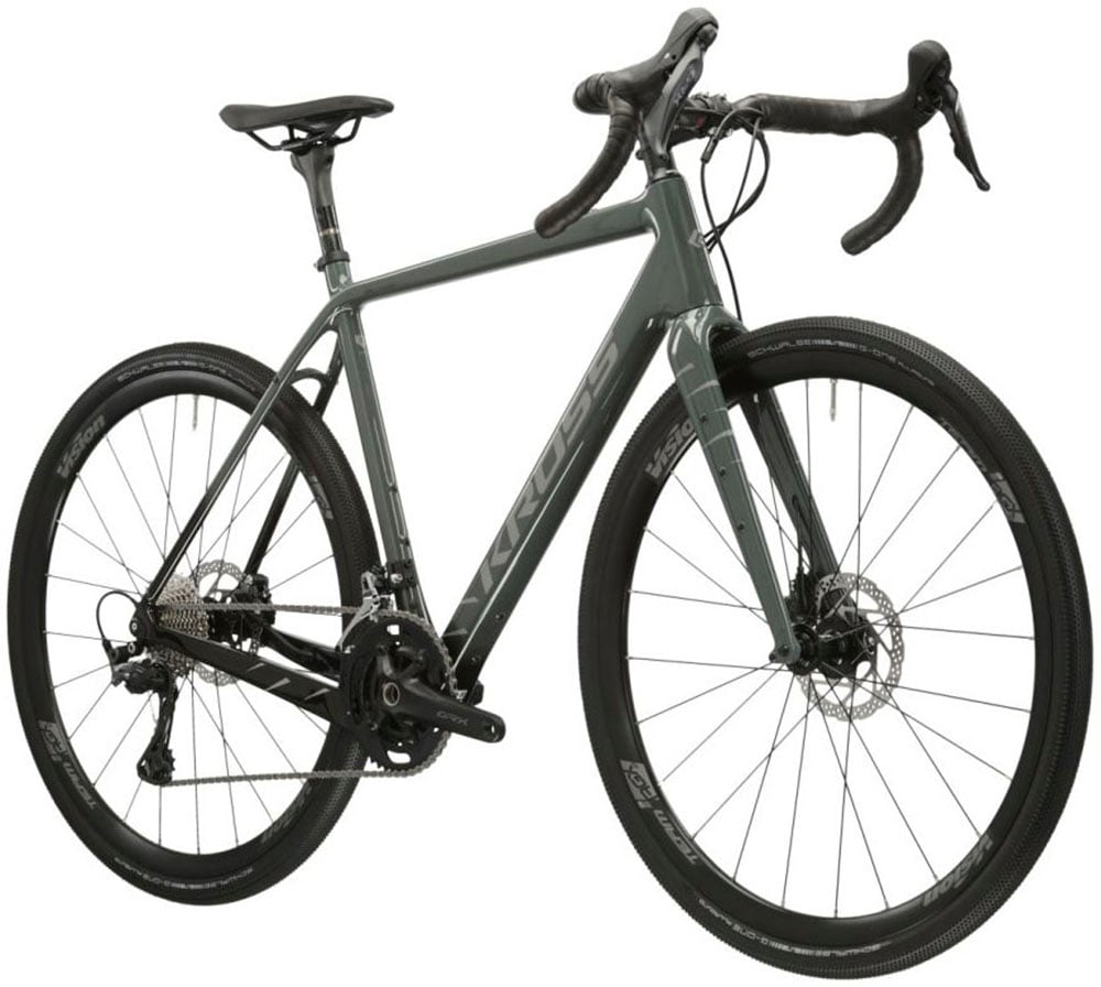 Kross Gravelbike »KROSS Gravelbike Esker 8.0 28" grau«, 22 Gang, Shimano, GRX RX810 Schaltwerk, Kettenschaltung