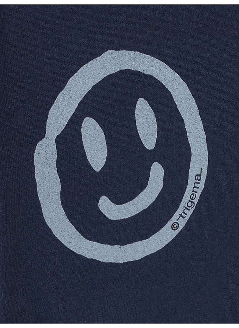 Trigema Sweatshirt »TRIGEMA Sweatshirt mit Smiley-Print«