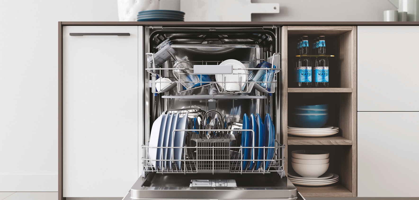 Privileg vollintegrierbarer Geschirrspüler »RIO 2T131 A FE S« 14 tlg. Maßgedecke Fast&Clean 28’ – das effektive Reinigungsprogramm unter 28 Minuten