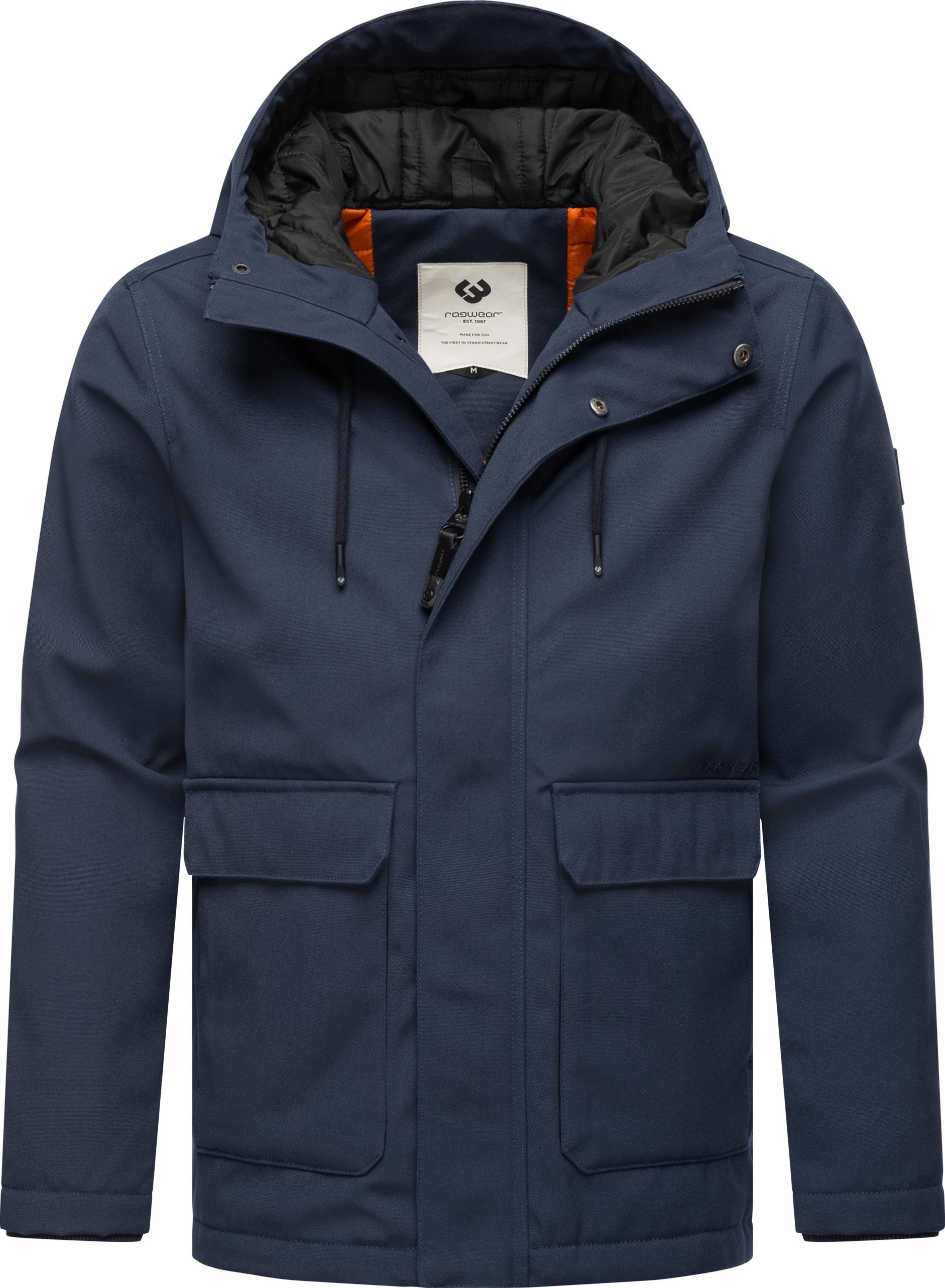 Ragwear Winterjacke »Mr Them«, mit Kapuze, stylische Herren Outdoorjacke mit großer Kapuze