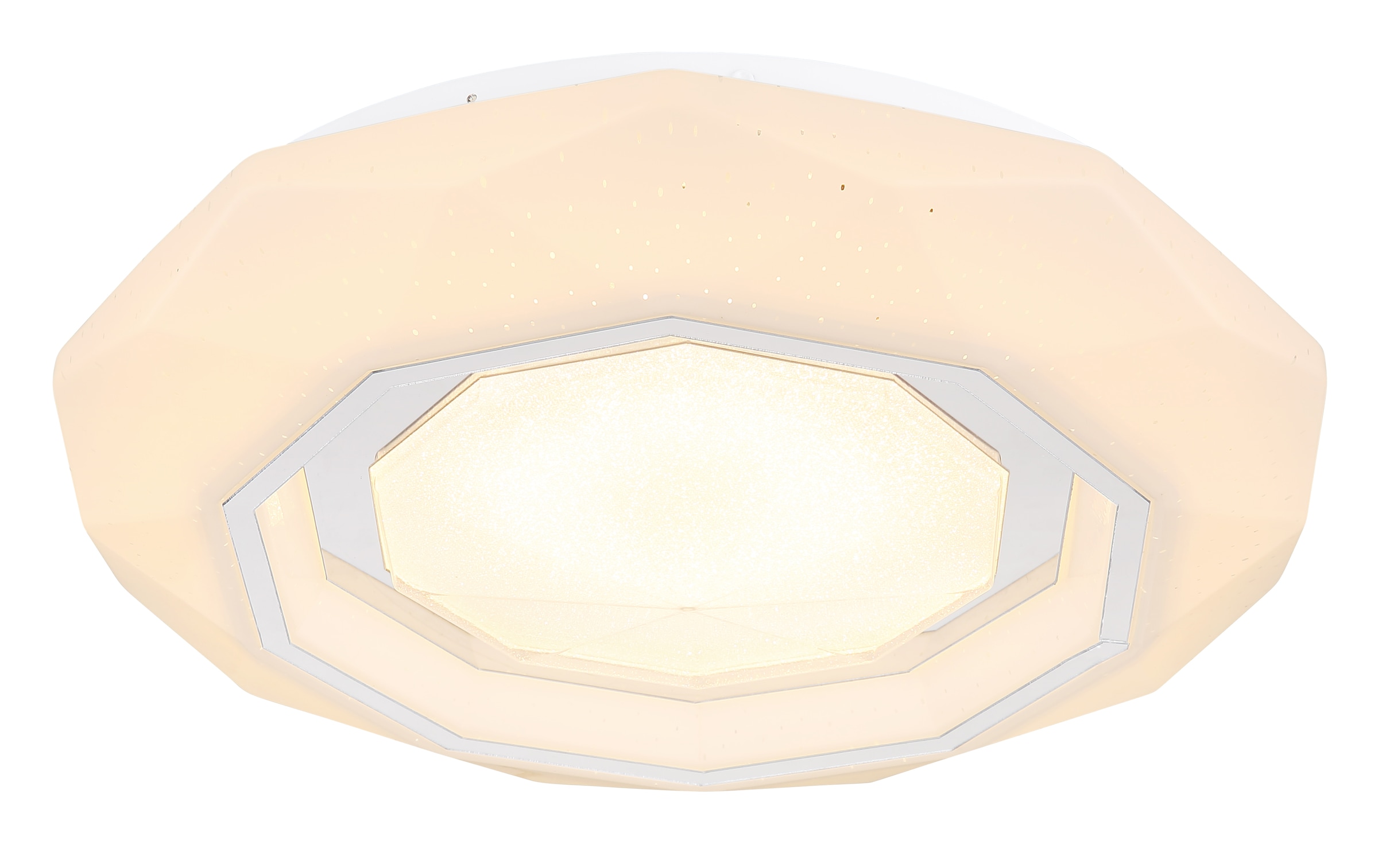 GLOBO LIGHTING LED Deckenleuchte »HOKKI«, Leuchtmittel LED-Modul | LED fest integriert, Deckenlampe/rund/Wohnzimmer/Schlafzimmer/elegant