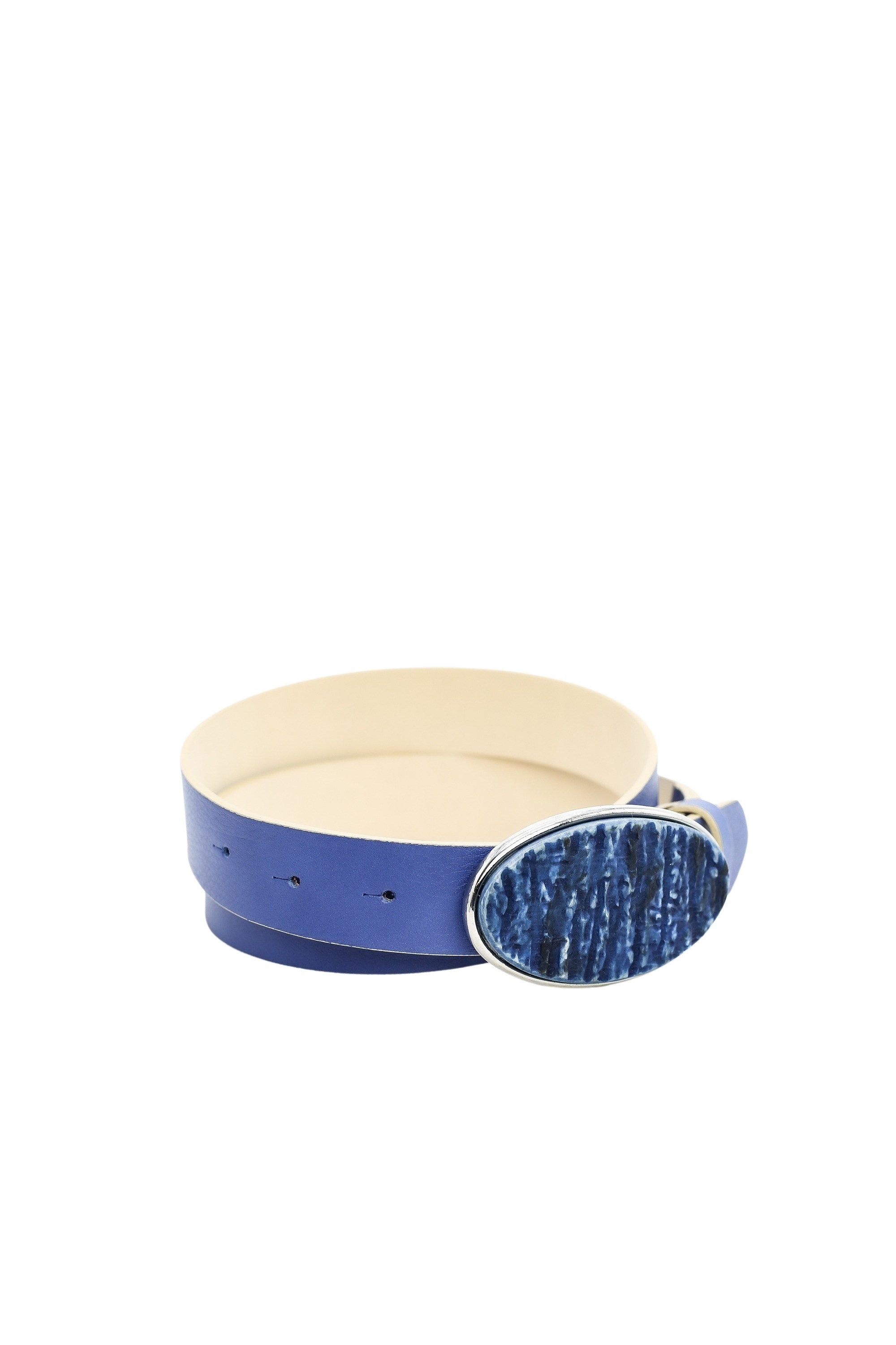 COLLEZIONE ALESSANDRO Ledergürtel »Stone«, 3cm breit, Echt Leder, Made in Italy