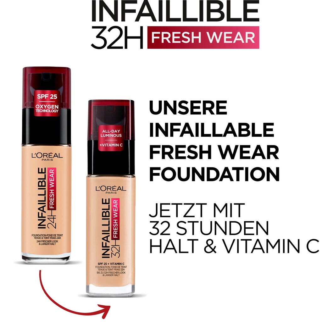 L'ORÉAL PARIS Foundation »Infaillible 32H Fresh Wear Make-up«