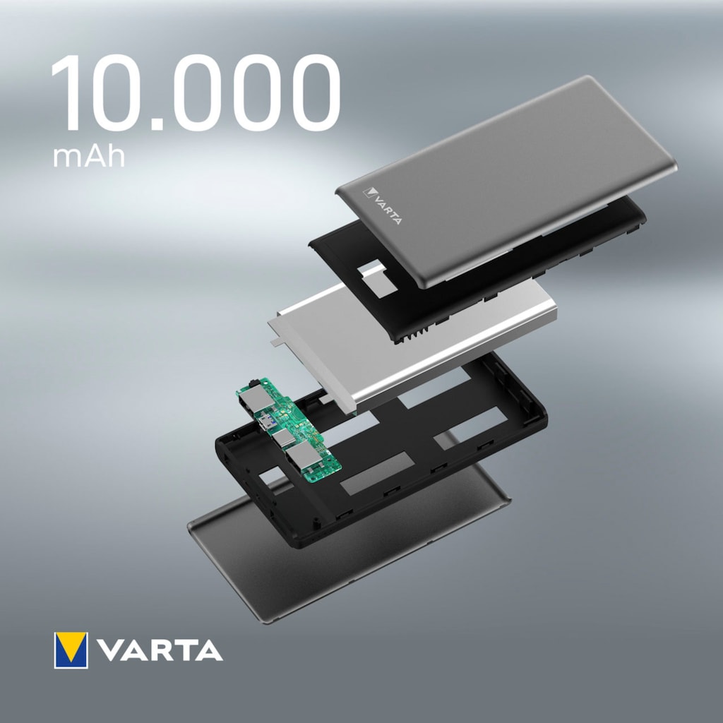 VARTA Powerbank »VARTA Power Bank Fast Energy 10000 mAh, inkl. Ladekabel«