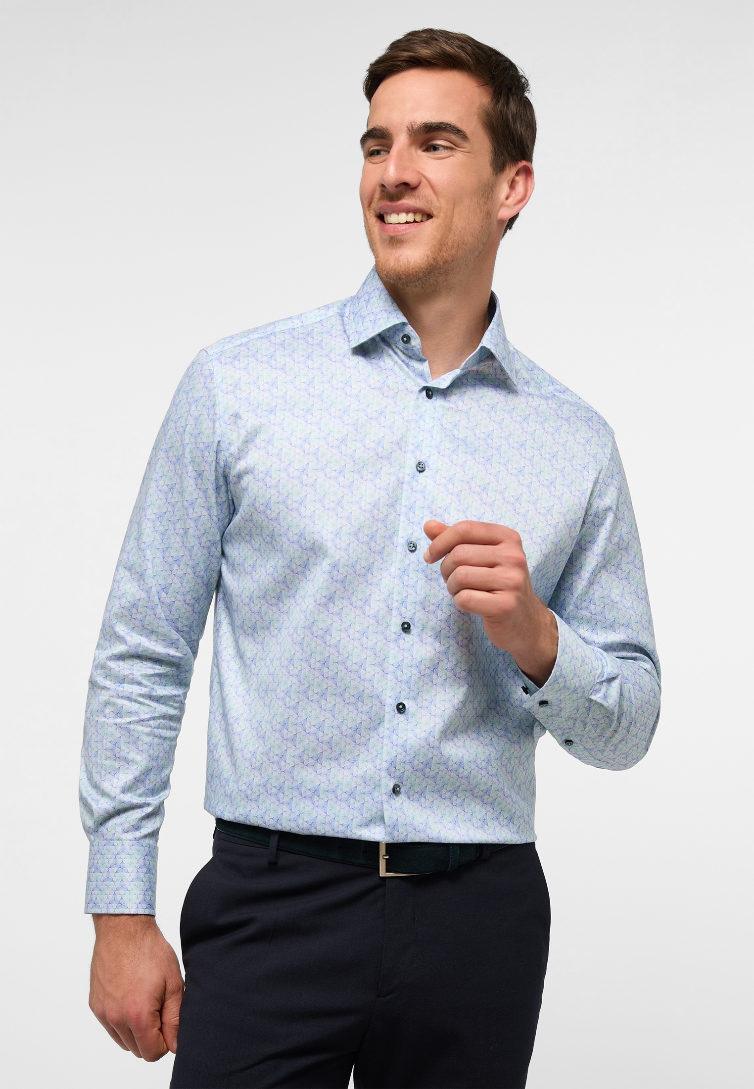 Eterna Langarmhemd "COMFORT FIT" NON IRON (bügelfrei) günstig online kaufen