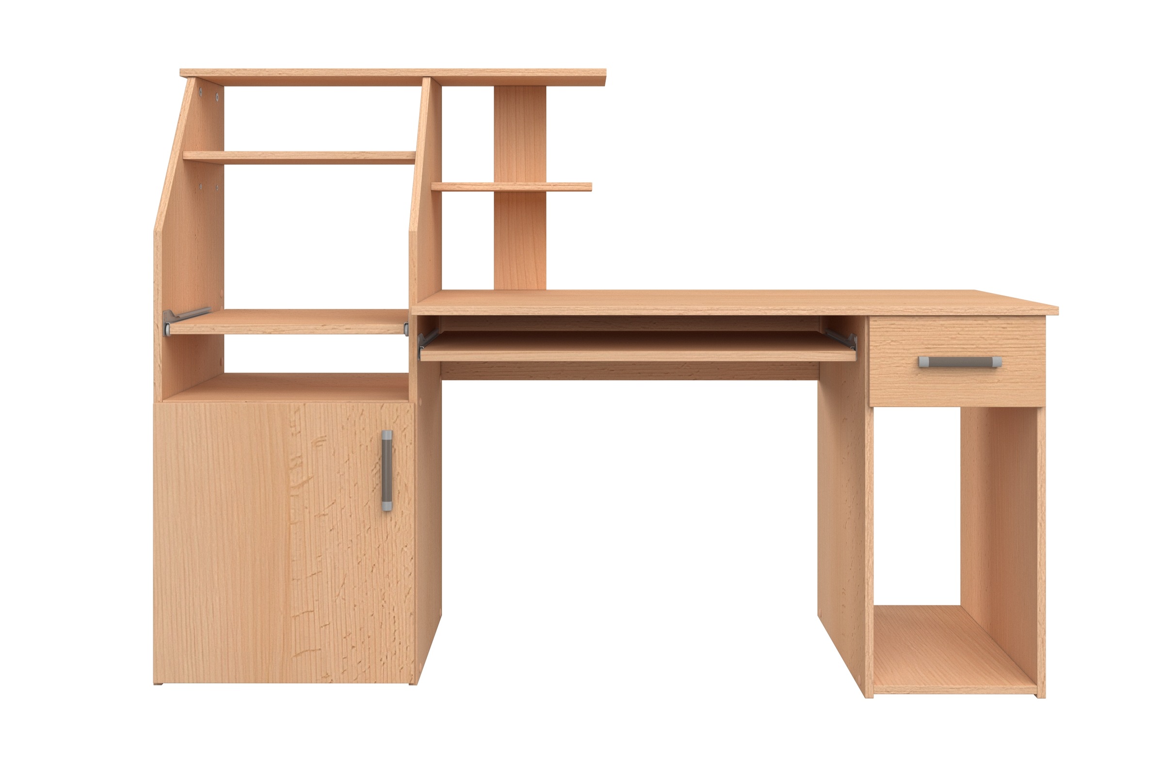 VOGL Möbelfabrik Schreibtisch "Don", mit Tastatur- & Druckerauszug, Breite günstig online kaufen