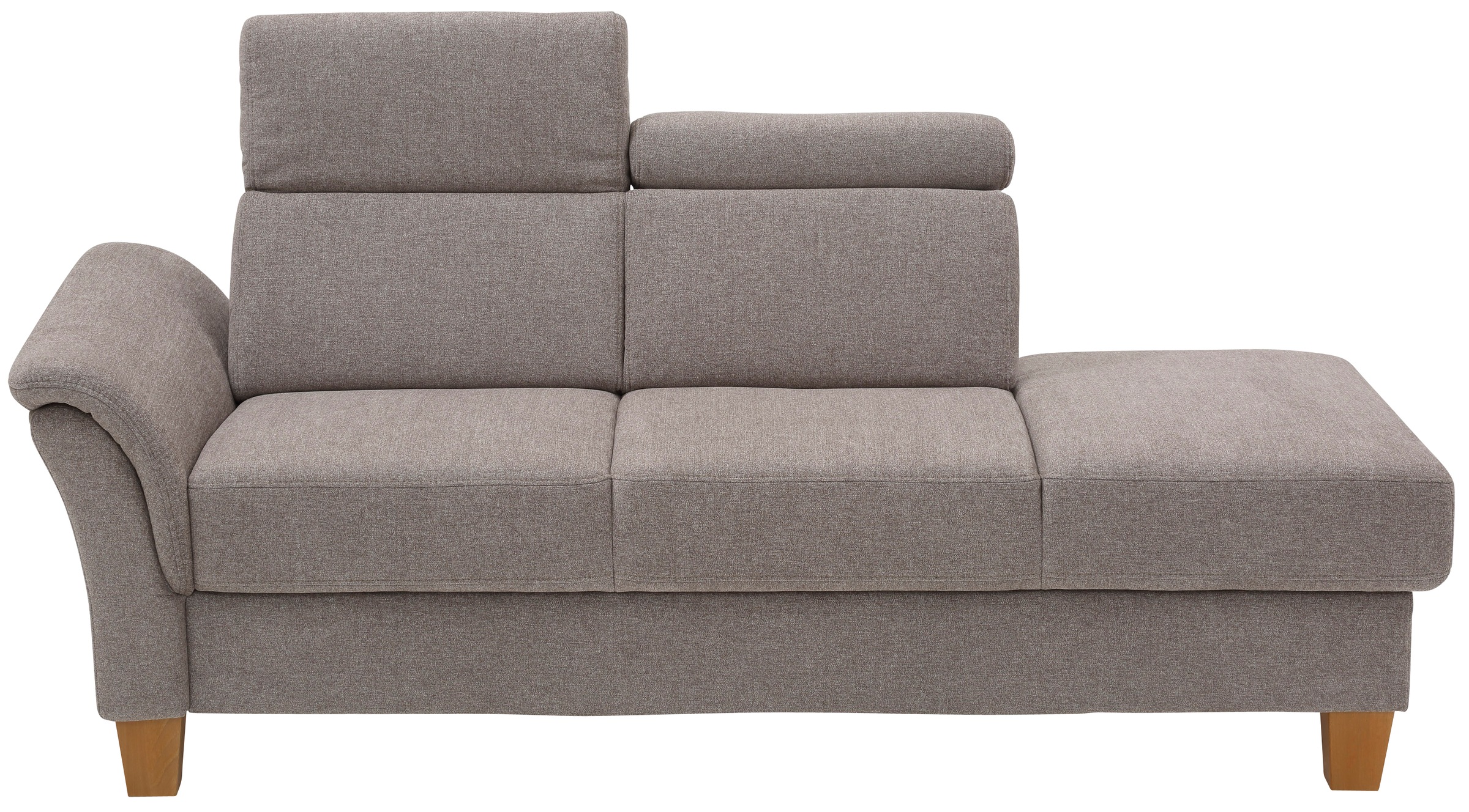 Home affaire Recamiere "Conville" incl. Kopfteilverstellung, Federkern, wah günstig online kaufen