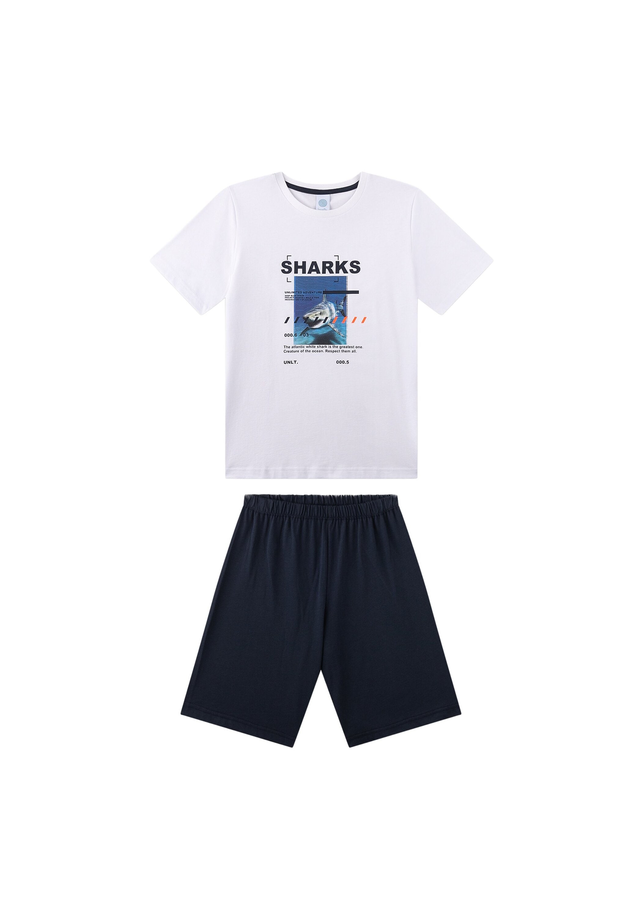 Sanetta Schlafanzug "Pyjama Pyjama short Teens Sharks"