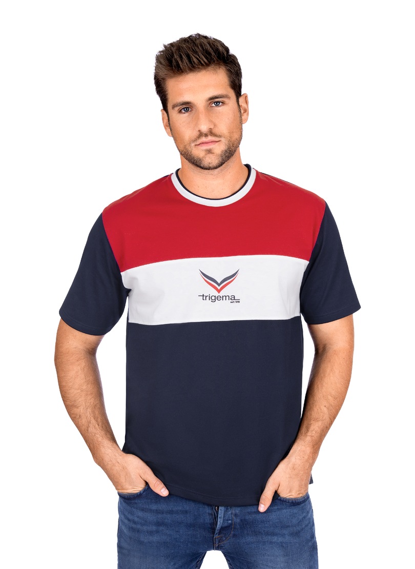 Trigema T-Shirt »TRIGEMA T-Shirt mit Logo«