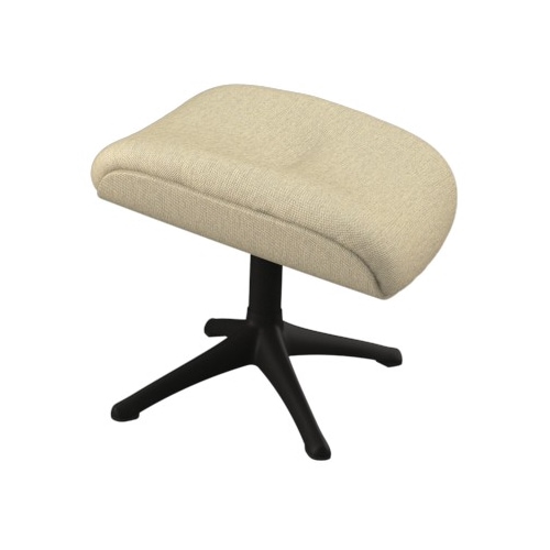 Fußhocker FLEXLUX, B:44cm H:39cm T:35cm, beige, 100% Polyester, Garten, Hocker, "Fußhocker More, Beinstütze, Entspannung. Ergonomisch. Komfort",