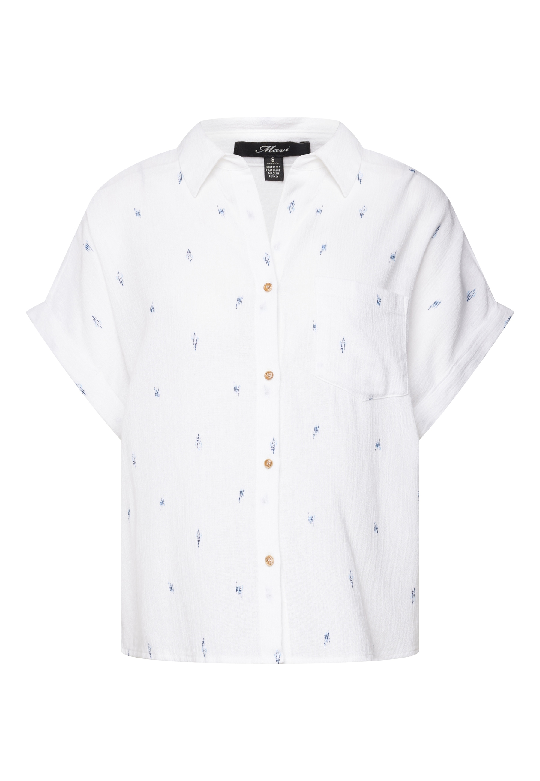 Mavi Klassische Bluse »SHORT SLEEVE SHIRT«, Kurzarm Bluse mit Print online  kaufen | BAUR