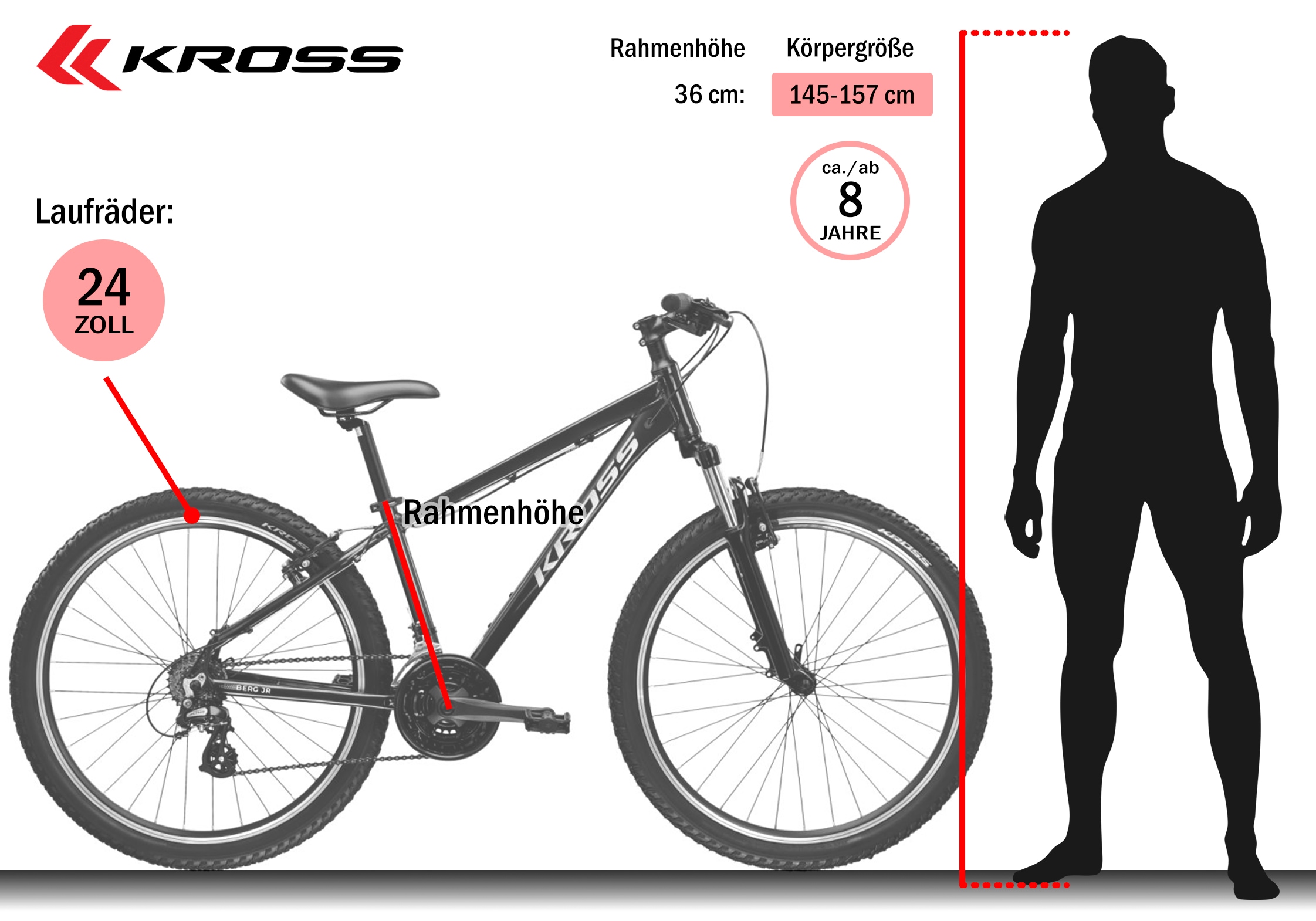 Kross Kinderfahrrad »KROSS Kinderad 26" Berg JR türkis 21 Gänge« 21 Gang Shimano Altus M310 Schaltwerk Kettenschaltung