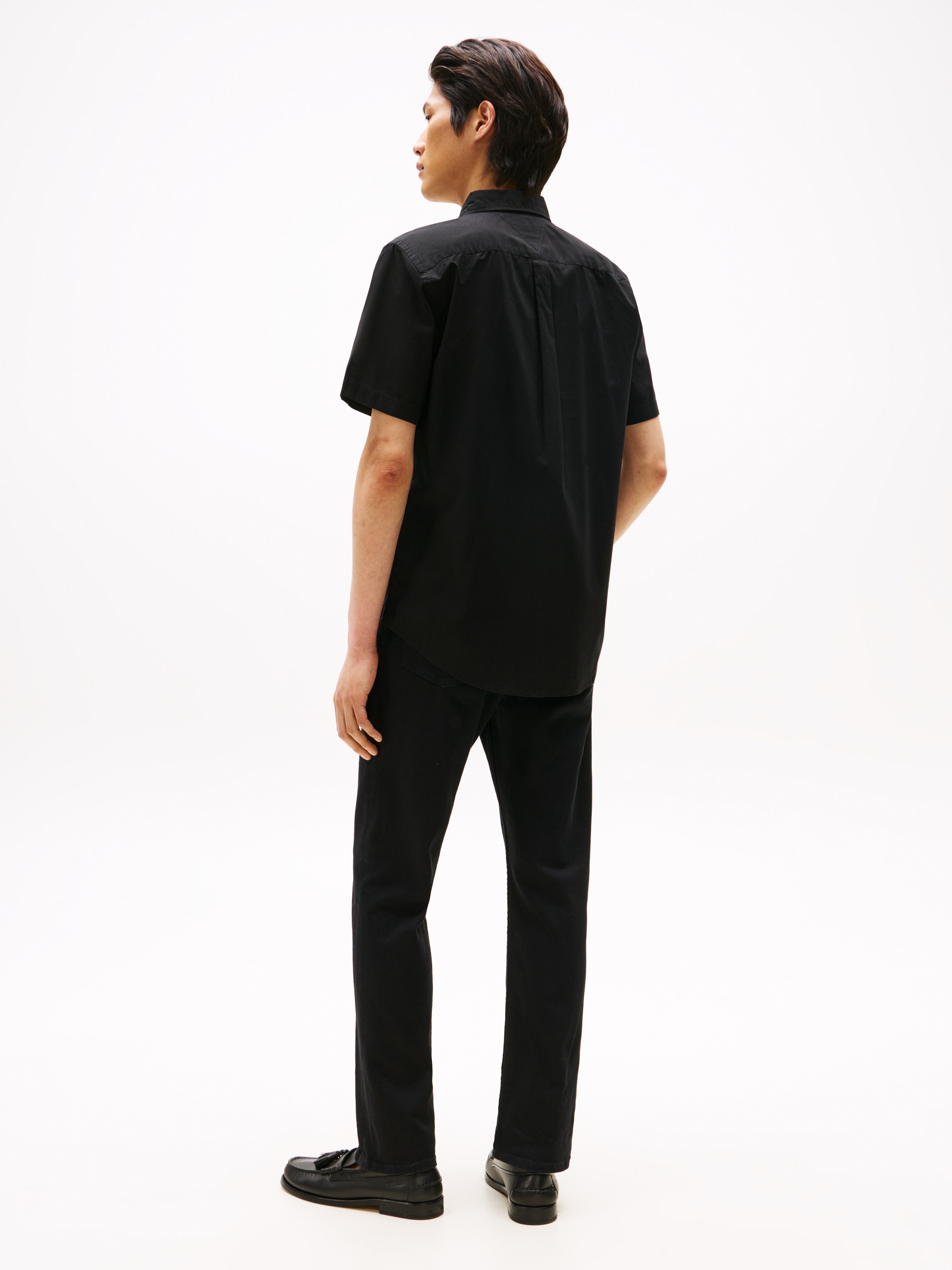 Tommy Hilfiger Kurzarmhemd »FLEX POPLIN SOLID S/S SHIRT«