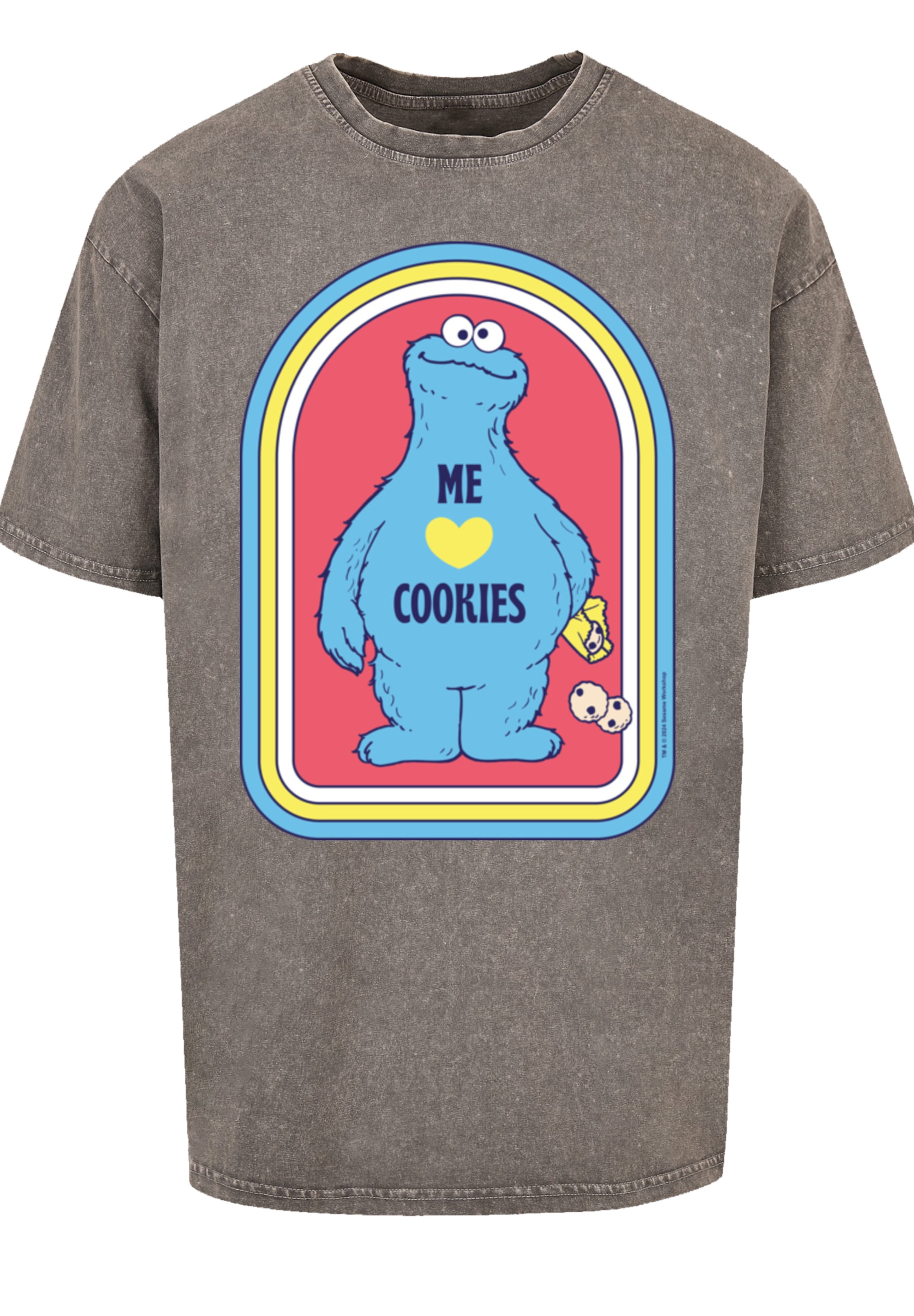 F4NT4STIC T-Shirt "Sesamstraße Cookie Monster Me", Premium Qualität, Weihna günstig online kaufen