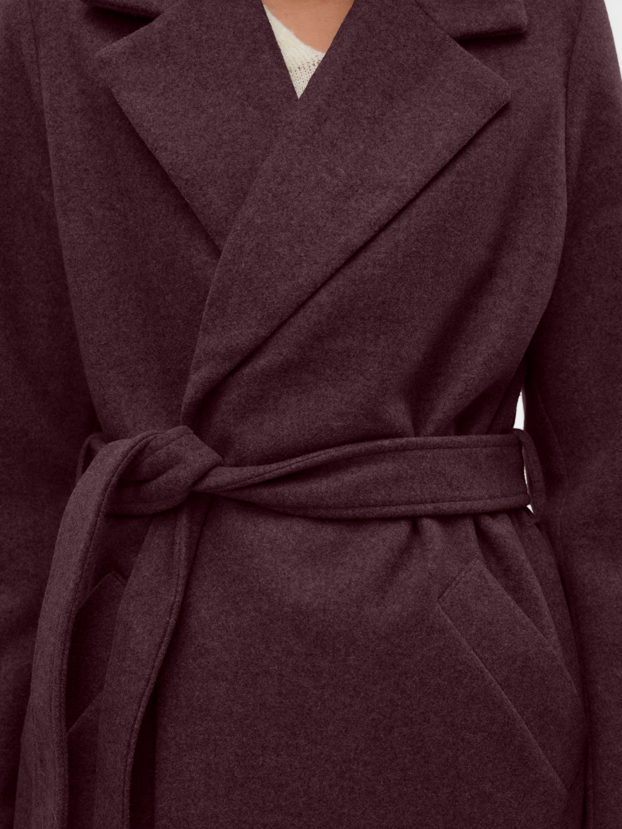 Vero Moda Langmantel »VMFORTUNEAYA SS23 LONG  COAT NOOS« Kunstfaser