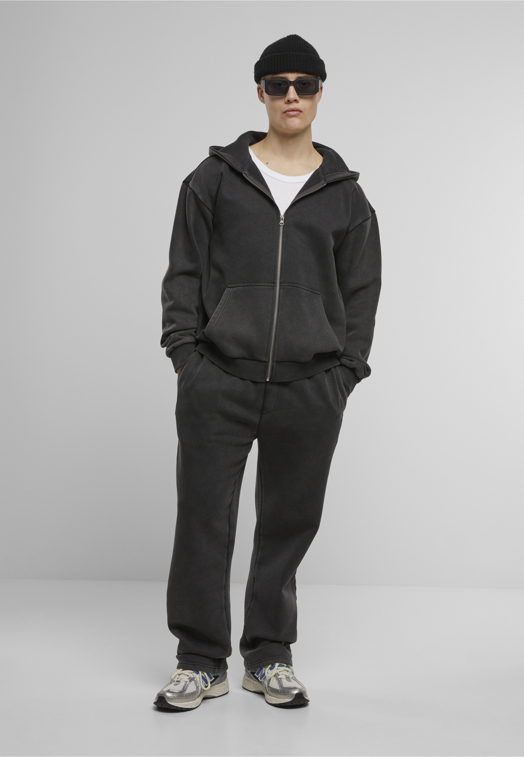 URBAN CLASSICS Sweatjacke »Urban Classics Vintage Heavy Zip Hoodie«